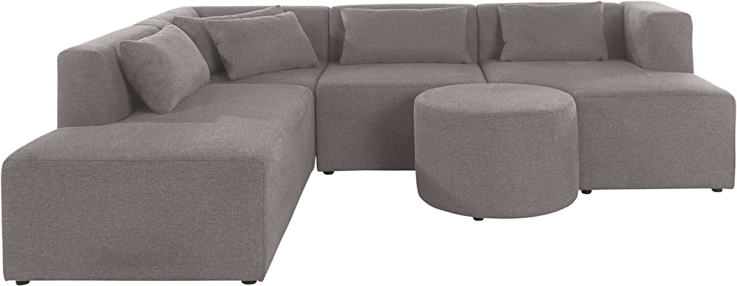 Leonique Ecksofa »Alexane L-Form«, zusammengesetzt aus Modulen, in vielen Bezugsqualitäten und Farben.