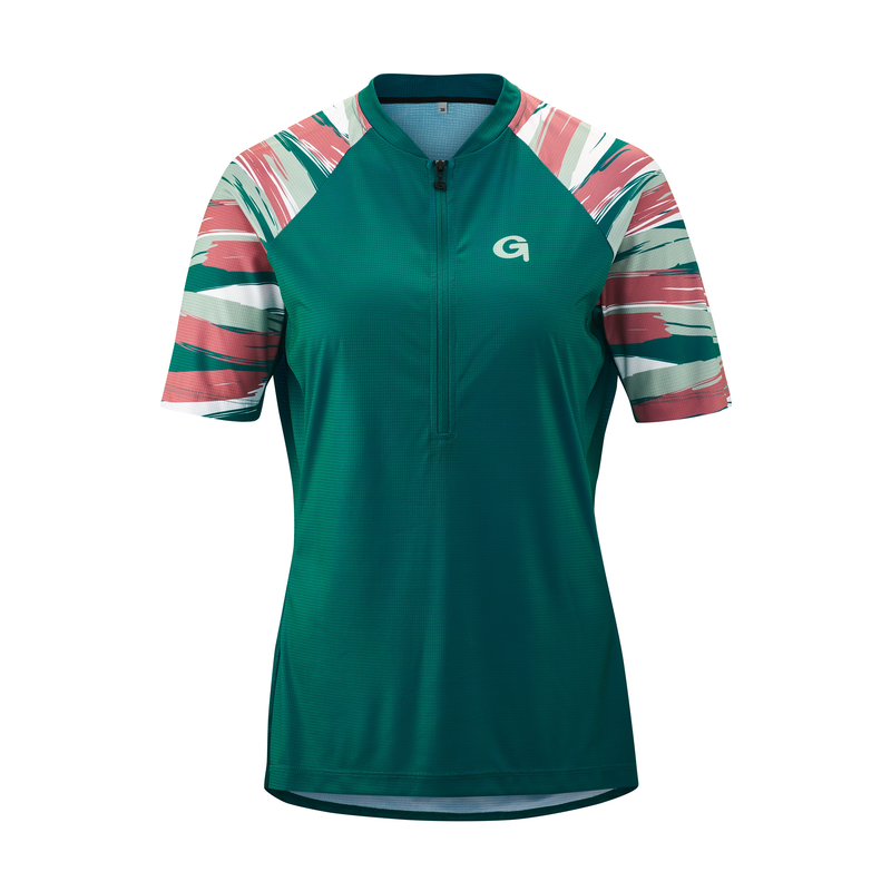 GONSO Radtrikot »BEDOLLO« Leicht, schnell trocknend, optimaler Feuchtigkeitstransport dunkelgrün 34 34 Körpernahe Passform