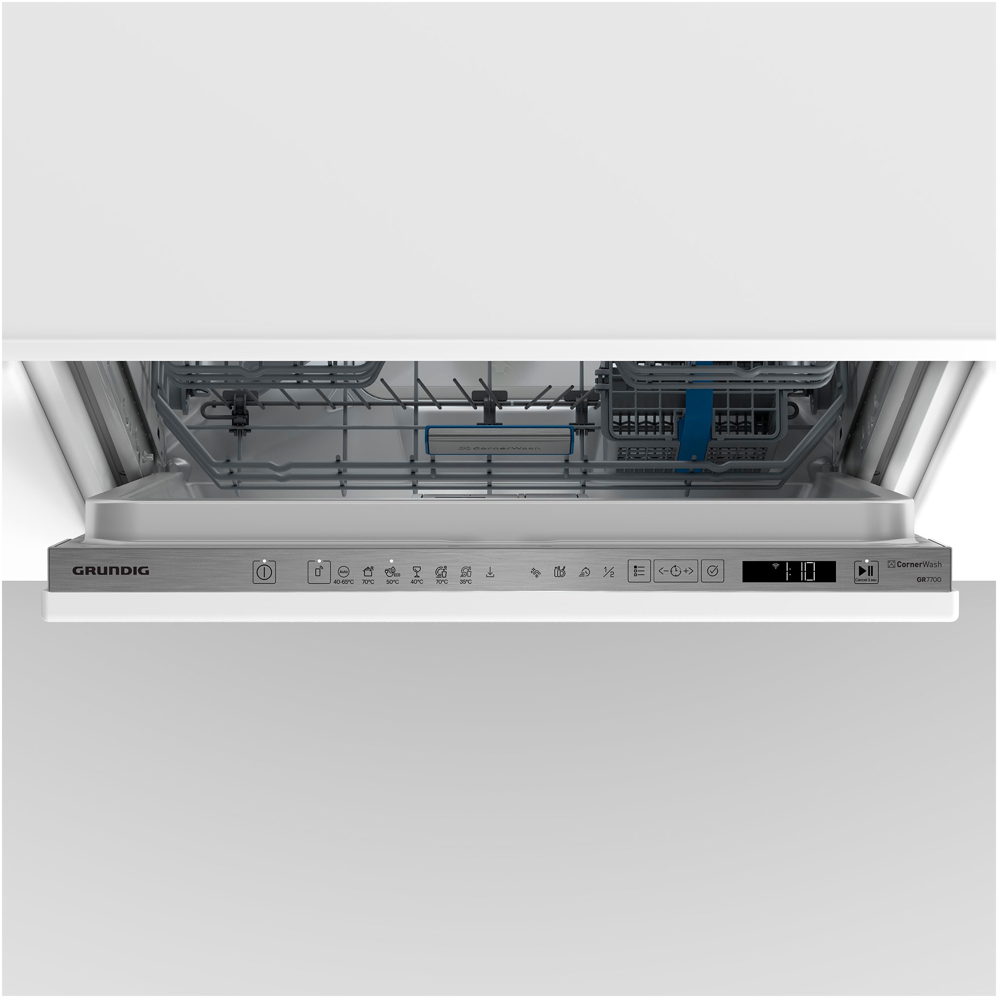 Grundig vollintegrierbarer Geschirrspüler »GNVP4510CW 7697201677«, 14 Maßgedecke