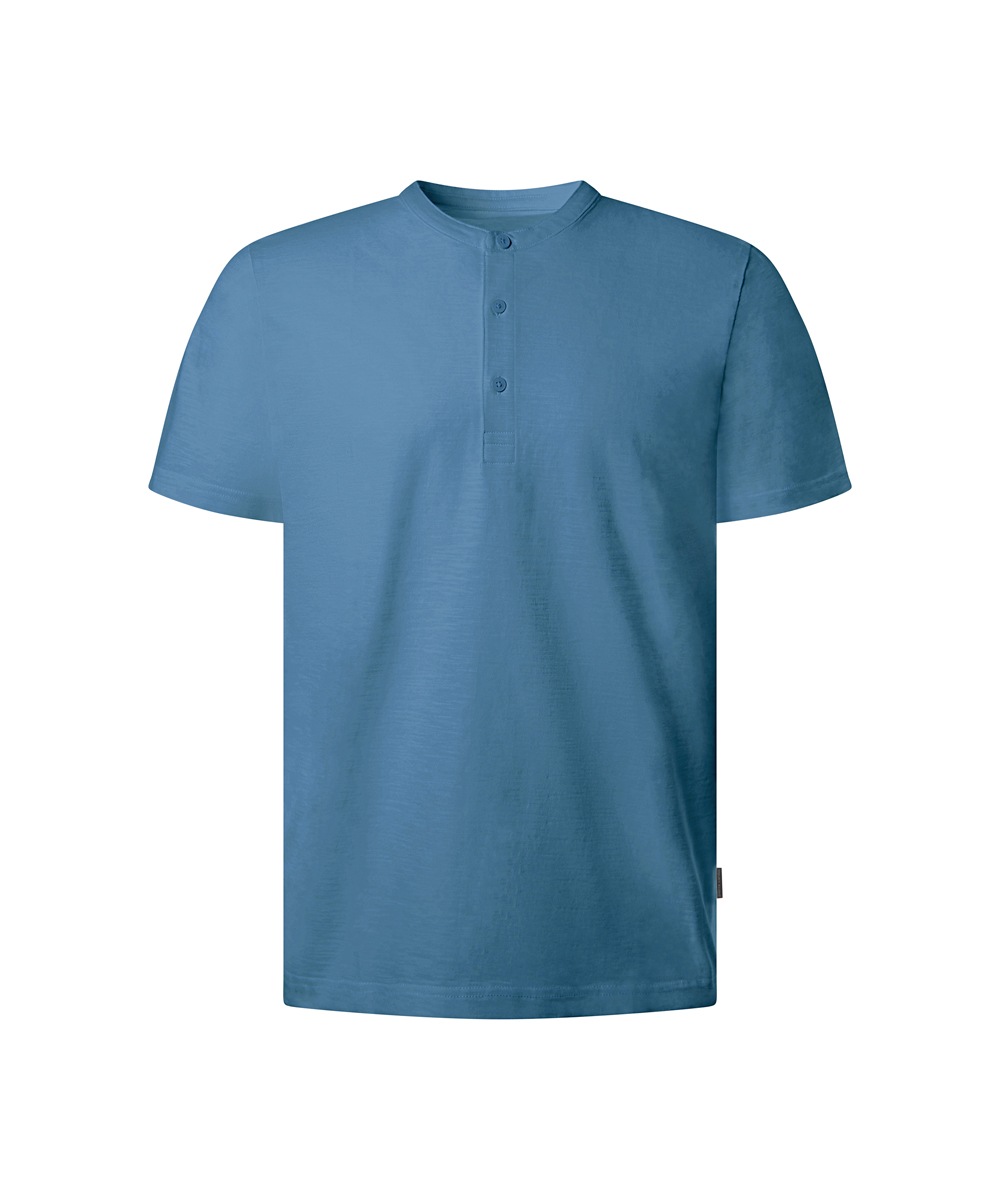 Pierre Cardin Henleyshirt »Henley uni slub yarn« aus Slub Yarn Qualität