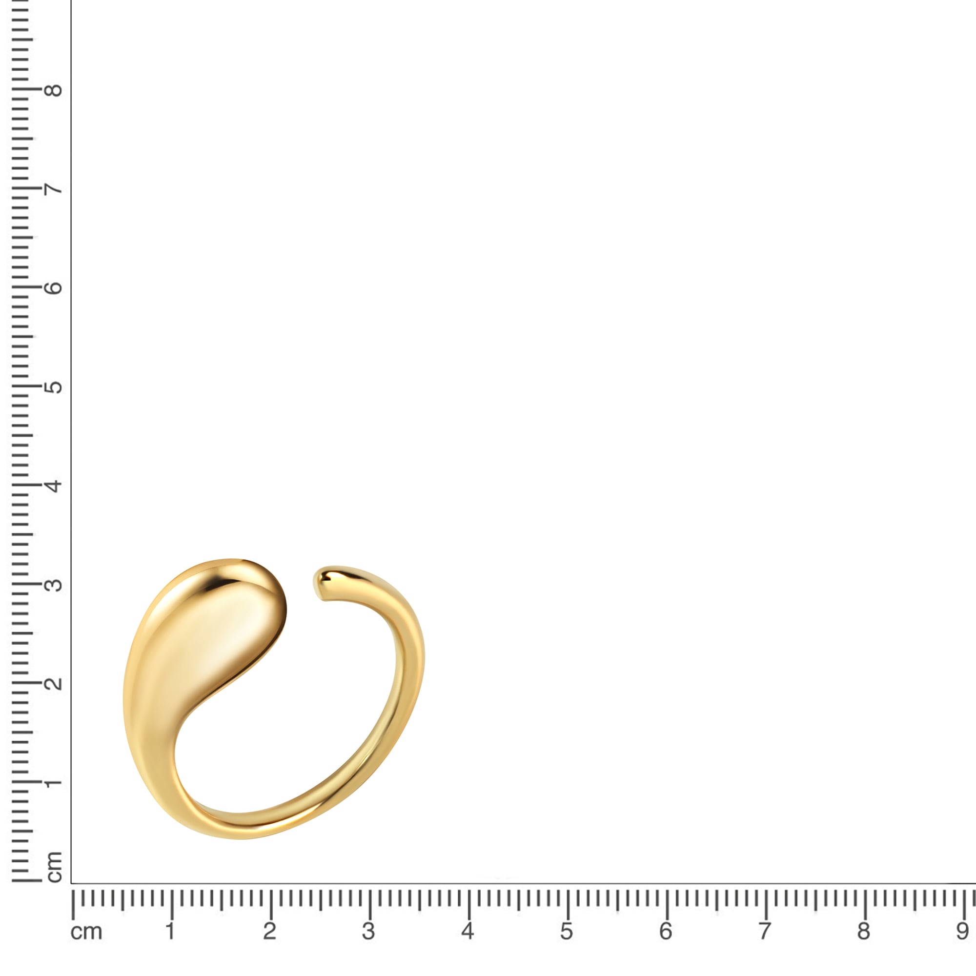 Vivance Fingerring »925 Sterling Silber vergoldet glanz«