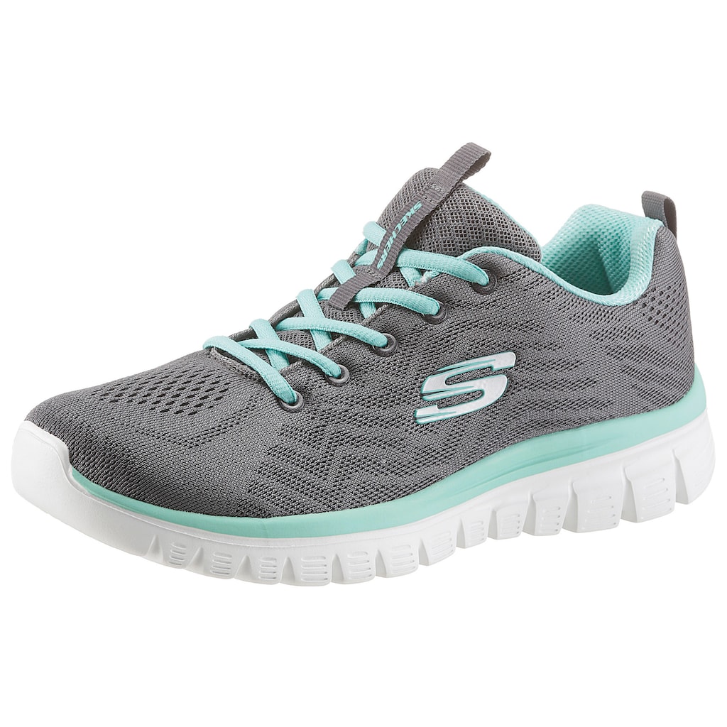 Skechers Sneaker »Graceful - Get Connected«, mit Memory Foam, Freizeitschuh, Halbschuh, Schnürschuh