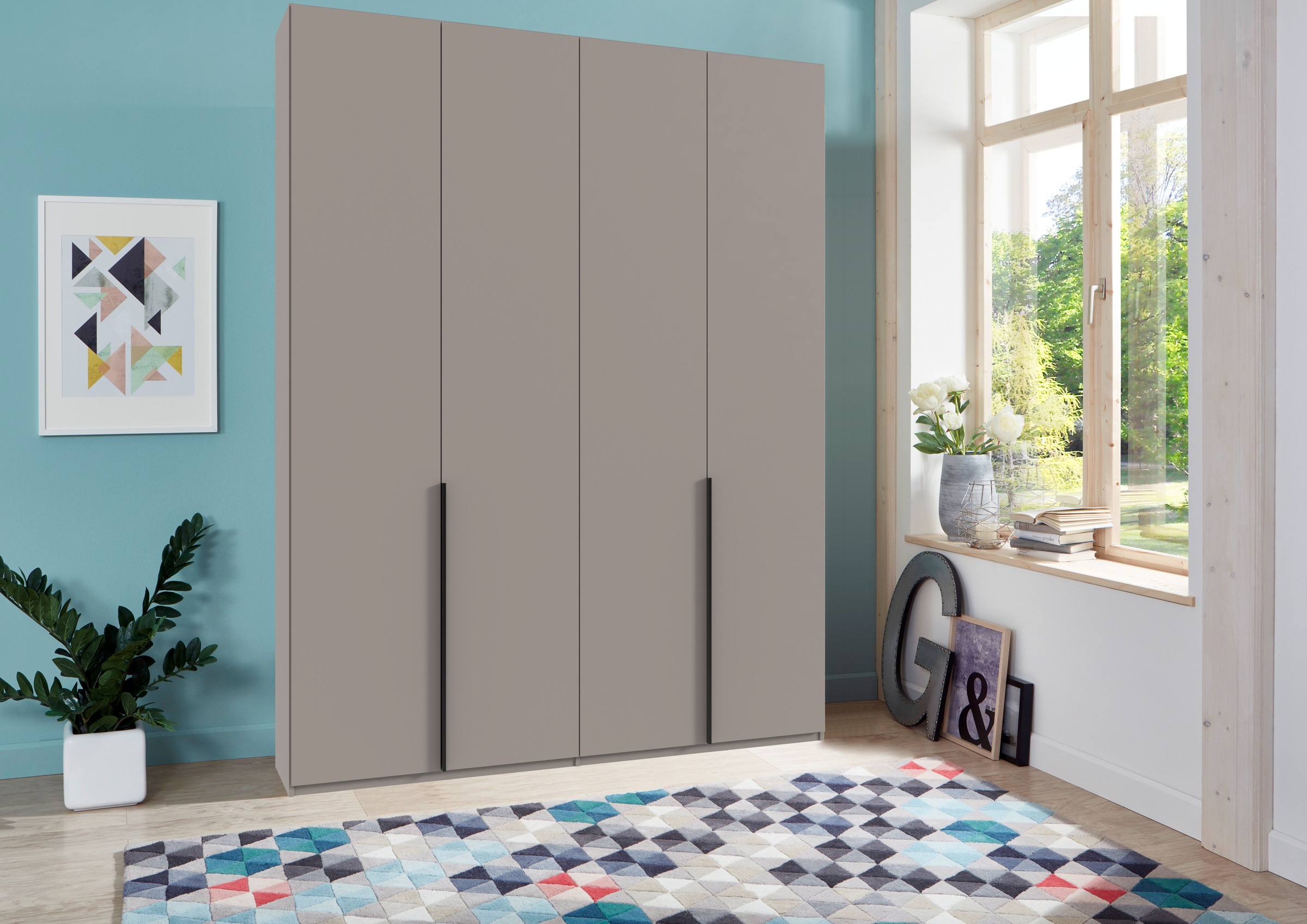 Wimex Kleiderschrank »Mugano,in 5 Breiten,2 Höhen,2 Tiefen, viele Farben, M günstig online kaufen