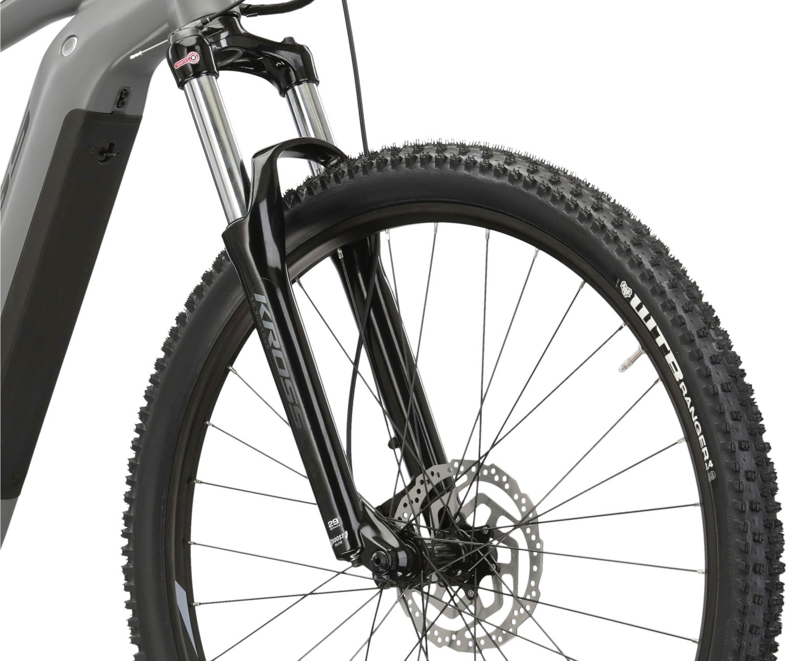 Kross E-Bike »KROSS E-MTB Level Boost 1.0 29" grau«, 10 Gang, Shimano, DEORE M5120, Mittelmotor 250 W, Pedelec, Elektrofahrrad für Damen und Herren