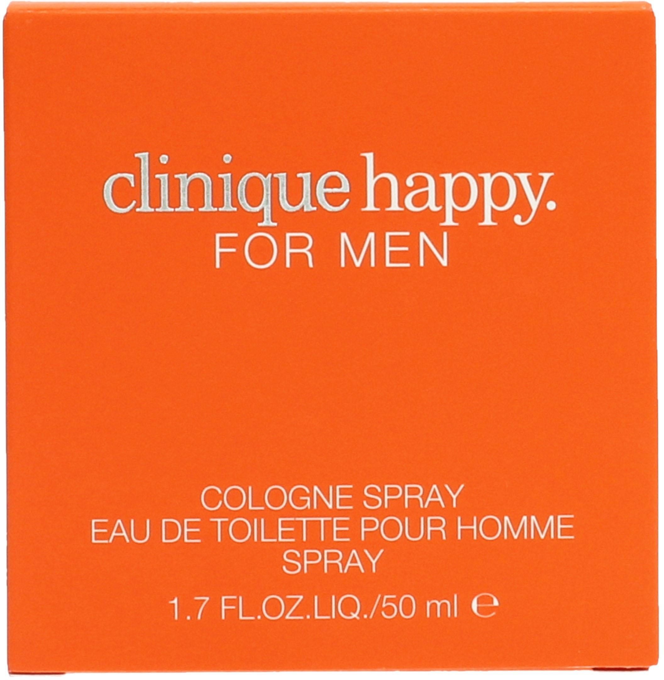 CLINIQUE Eau de Toilette »Happy for Men«, mit holzig-warmer Note