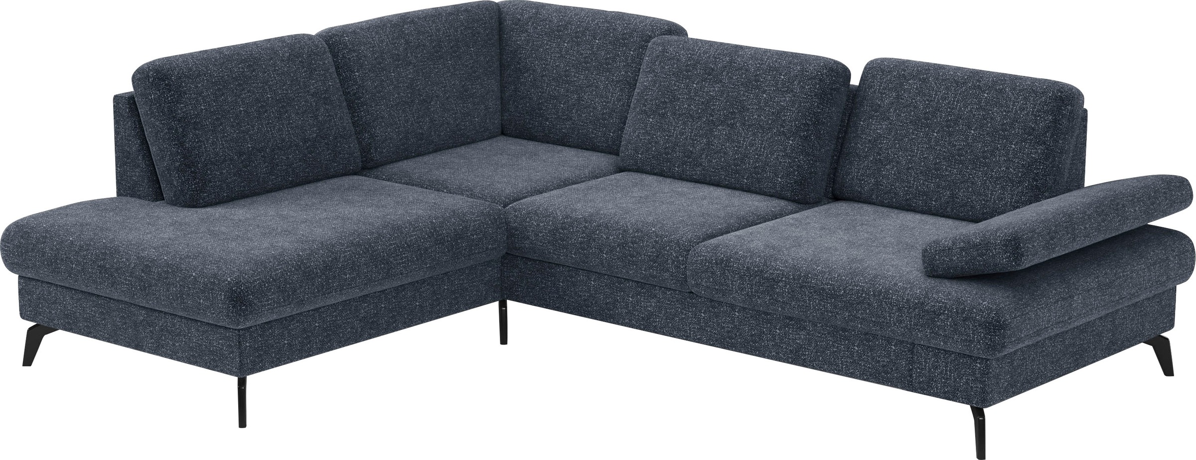 sit&more Ecksofa »Morris L-Form, inkl. Sitztiefenverstellung«, wahlweise mit Armteilverstellung, Bettfunktion & Bettkasten