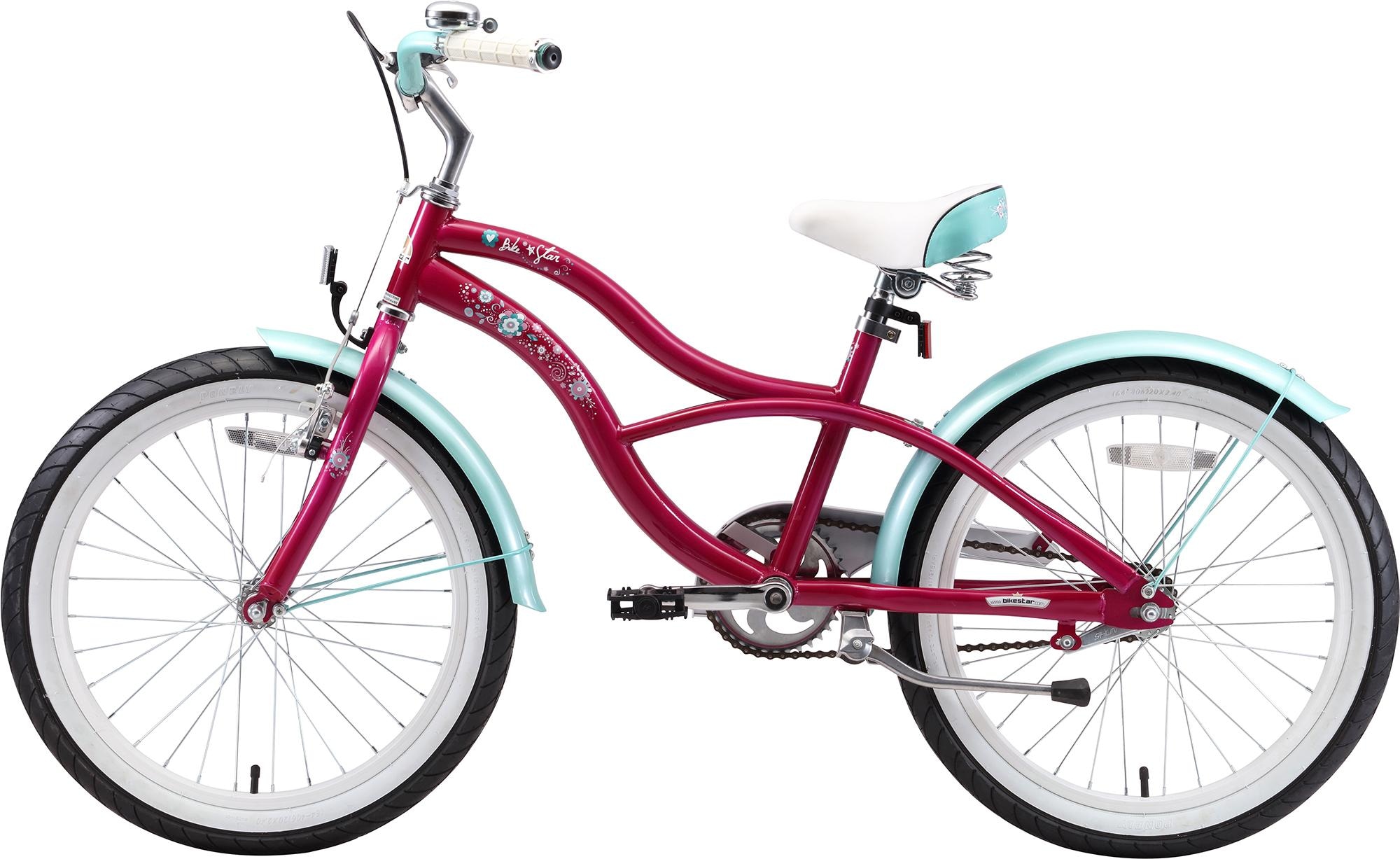 Bikestar Jugendfahrrad »Cruiser«, 1 Gang, für Damen