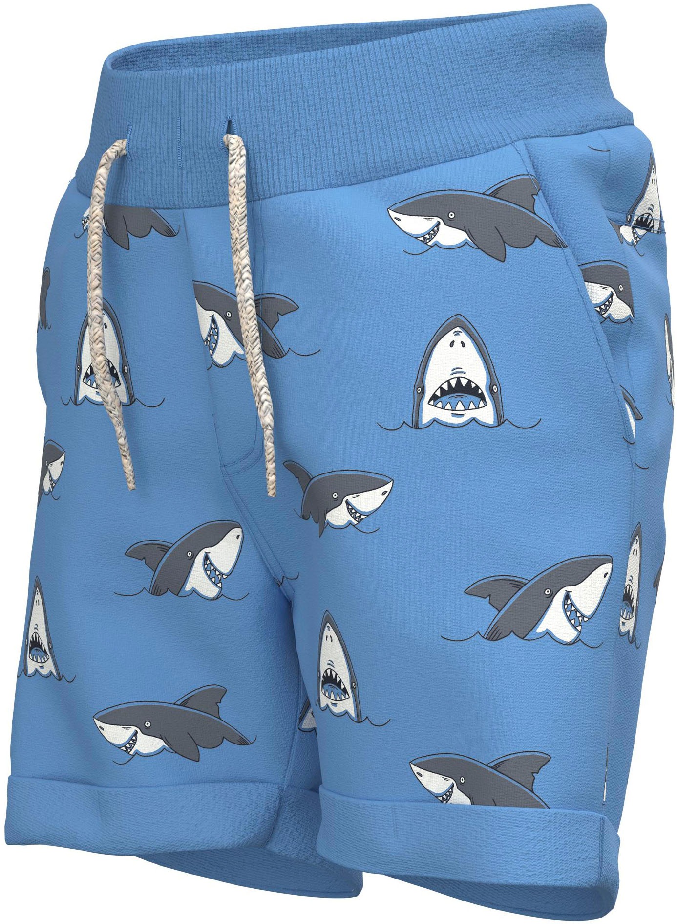 3. Bild von Name It Sweatshorts »NMMVERMO AOP LONG SWE SHORTS UNB F NOOS«, mit Alloverdruck