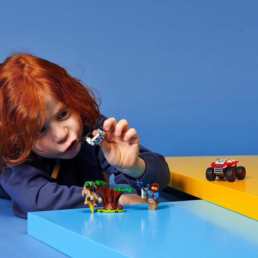 LEGO® Konstruktionsspielsteine »Tierrettungs-Quad (60300), LEGO® City«, (74 St.), Made in Europe