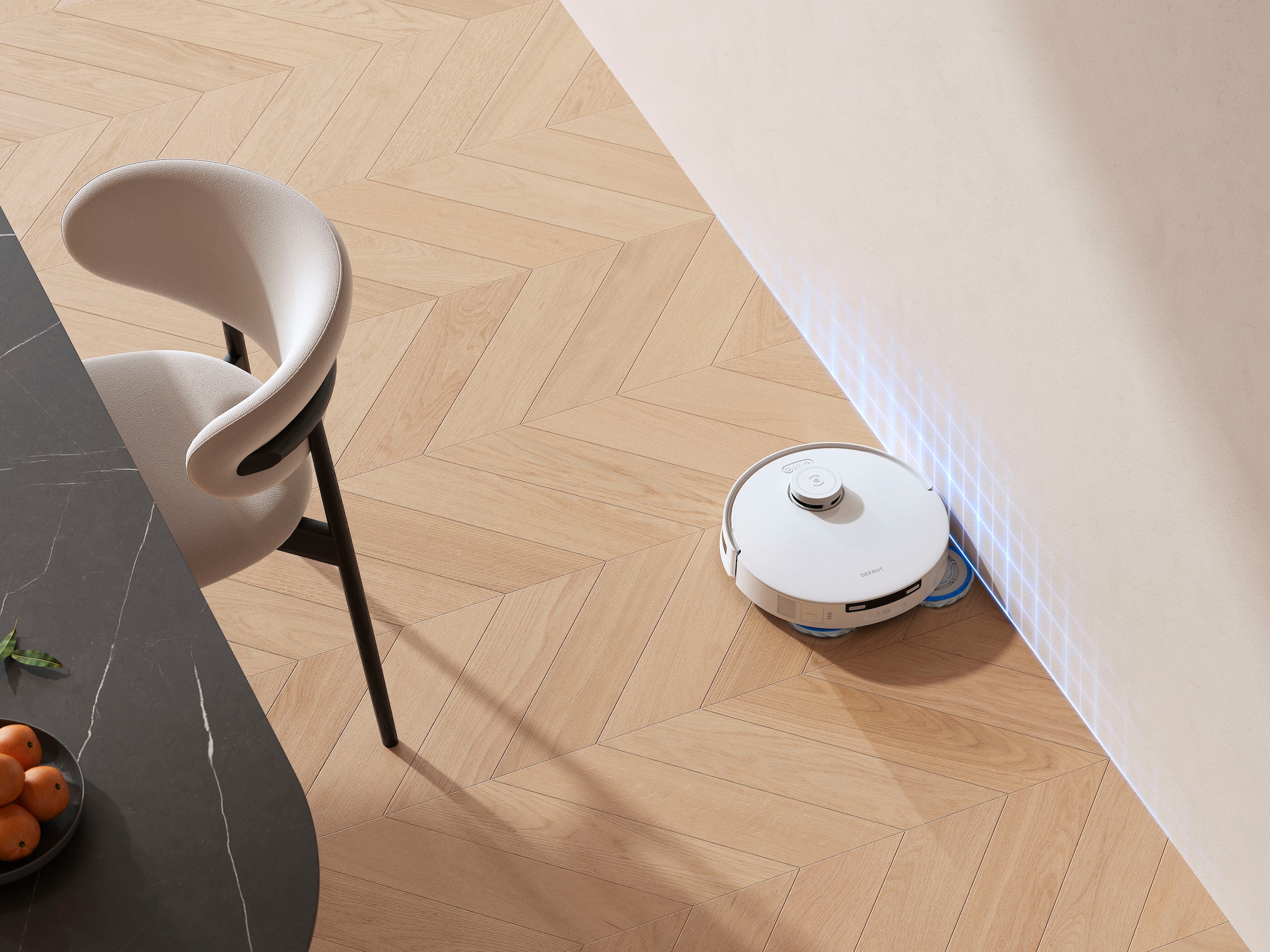 ECOVACS Nass-Trocken-Saugroboter »DEEBOT T30 PRO OMNI«, 11.000PA, Mini OMNI Station, Mopphebesystem, Adaptive Kantenreinigung