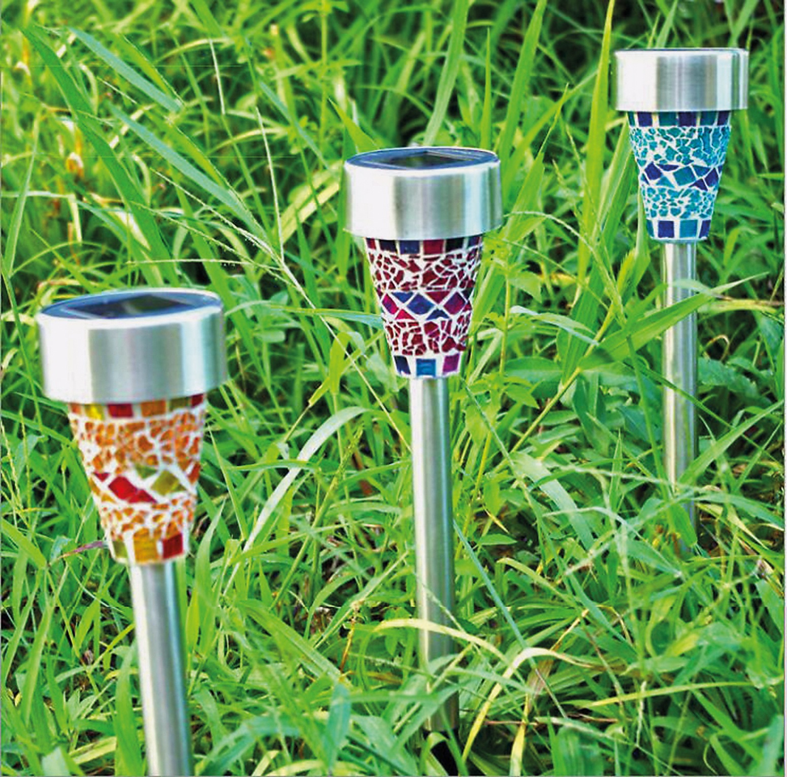 Think@Pets Gartenleuchte »MOSAIK«, Leuchtmittel LED-Board | LED fest integriert, Set, 3 Stück