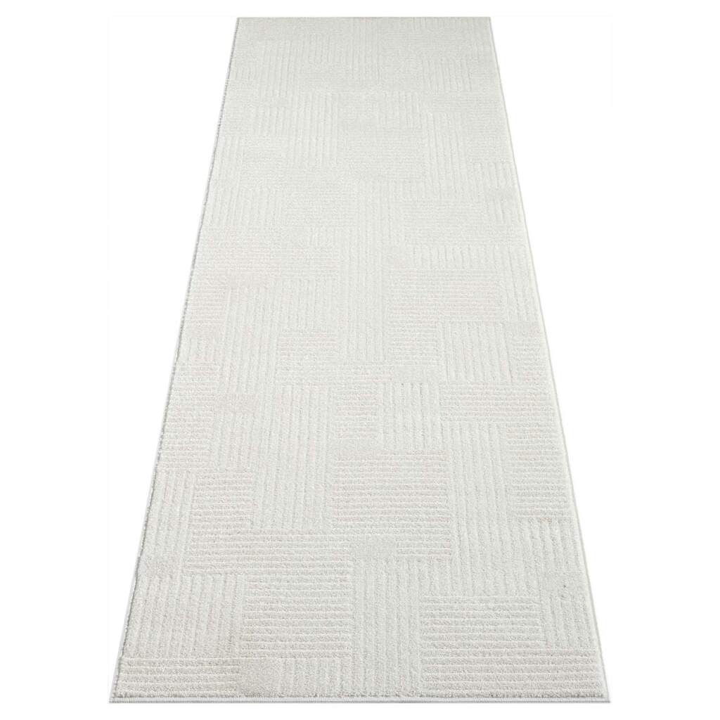 Carpet City Teppich »FLAIR177«, rechteckig, 11 mm Höhe, Kurzflor-Teppich, Skandi-Stil, Wohnzimmer