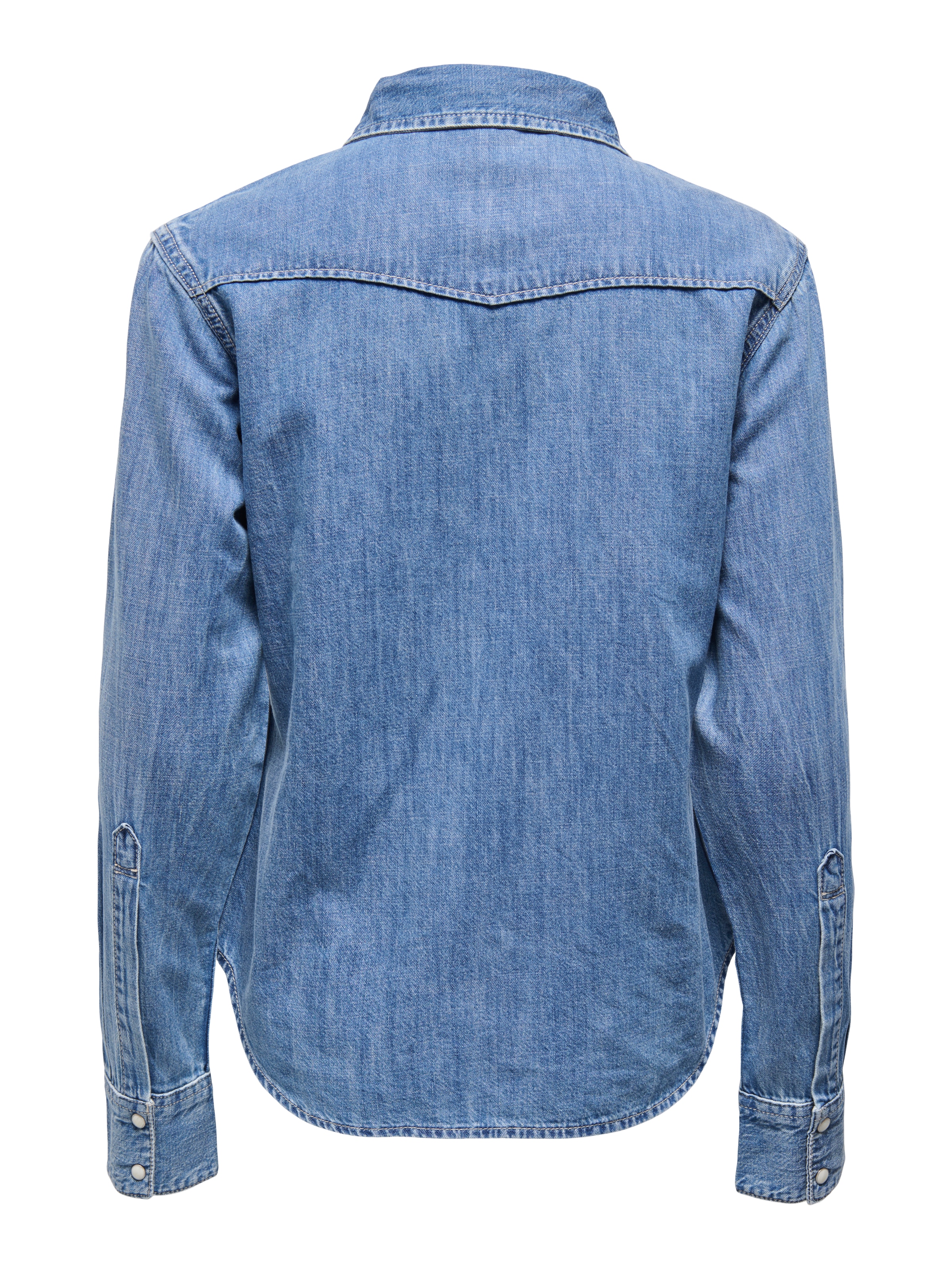 ONLY Jeansbluse »ONLCHARLIZE LS DNM SHIRT AKM NOOS« mit Brusttaschen