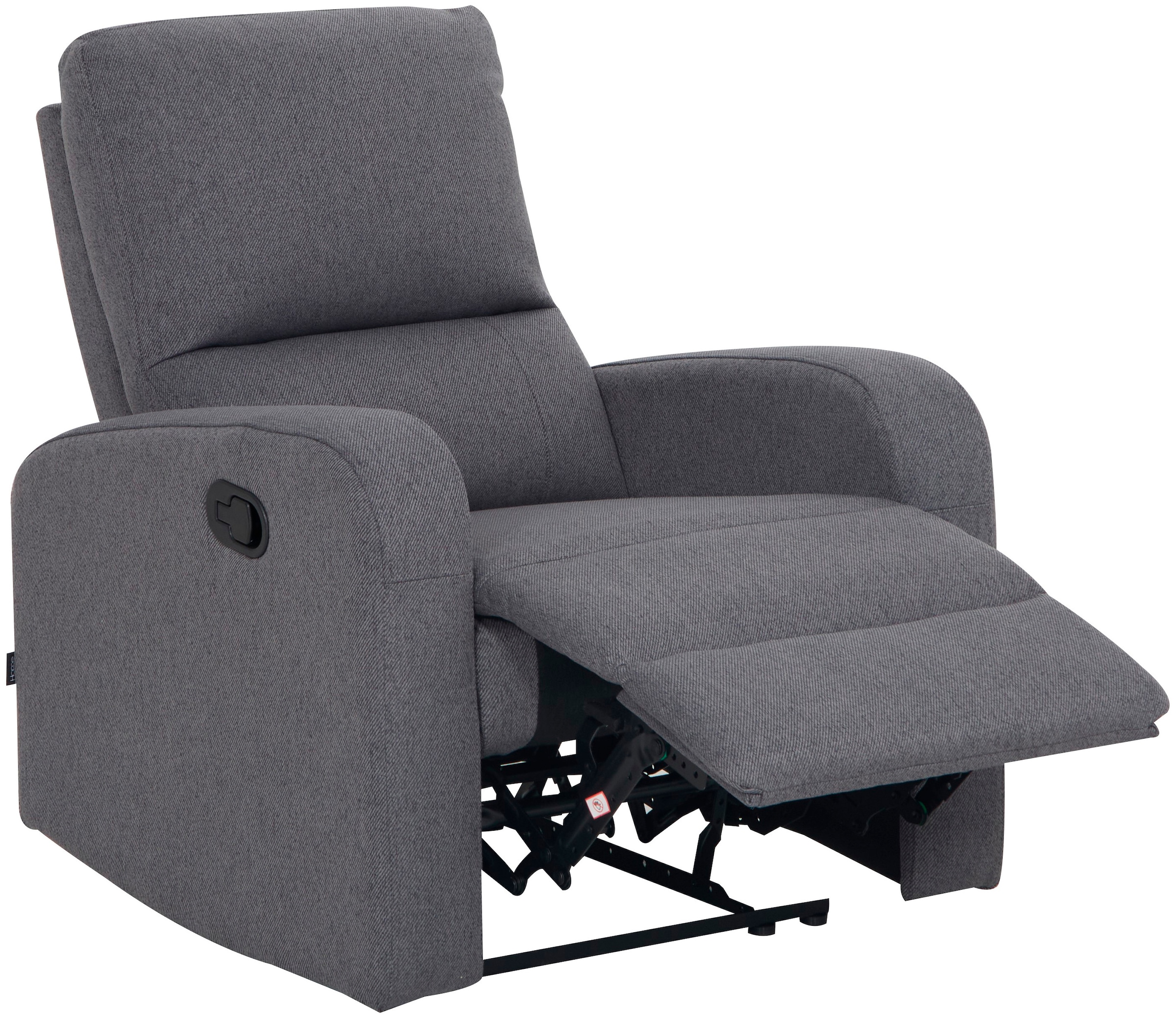 Home affaire Relaxsessel »TOURNAY, TV-Sessel mit Recliner - und Liegefunktion, Webstoff,«, Ruhesessel mit Beinablage, Liegefläche ideal verstellbar 105°-135°
