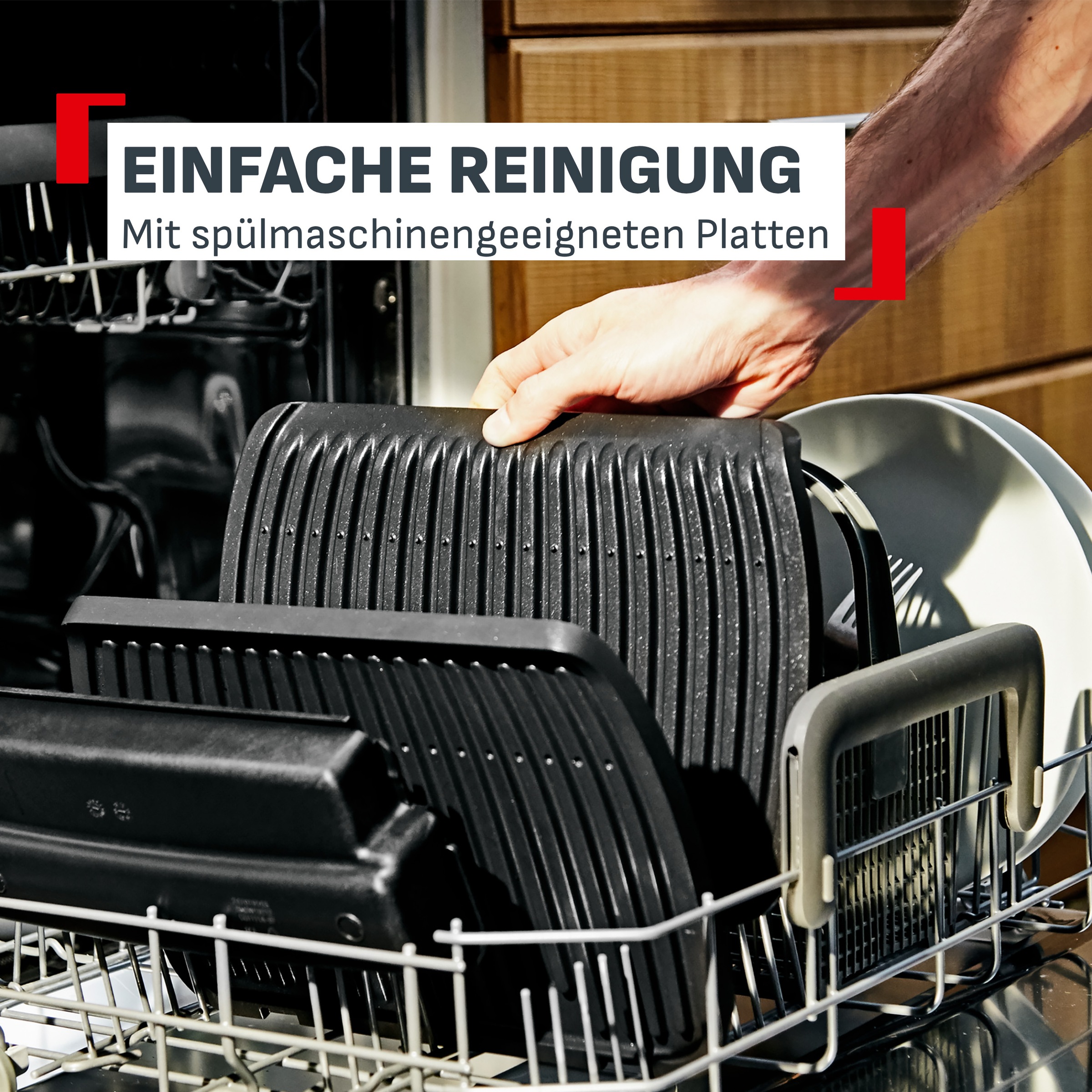 Tefal Kontaktgrill »GC7508 OptiGrill Elite« 2000 W Grillassistent, intuitive Bedienung, 12 voreingestellte Programme