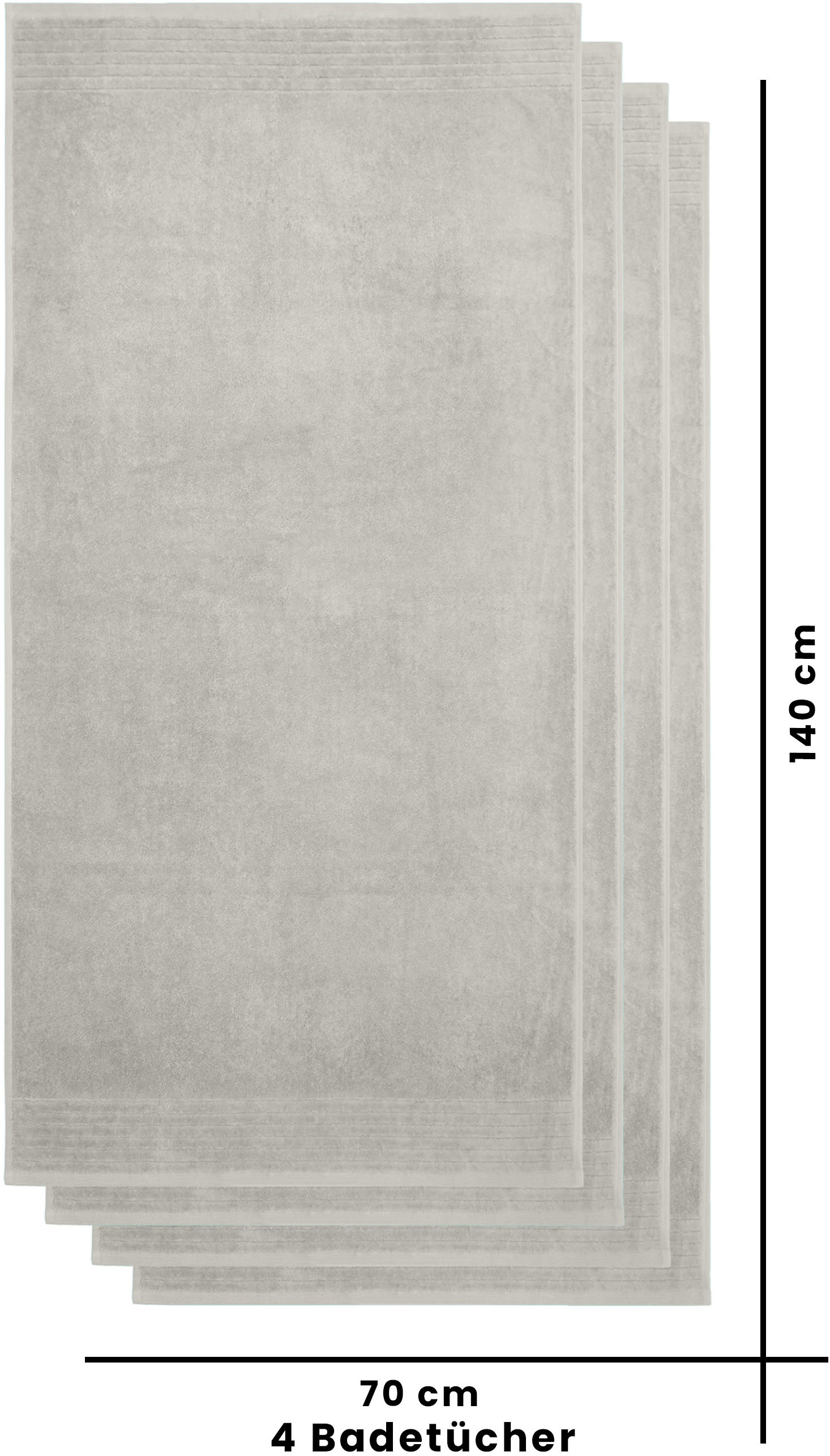 my home Duschtücher »Sanremo Premium, Premium Handtücher, 600 gr/m², 70x140 günstig online kaufen