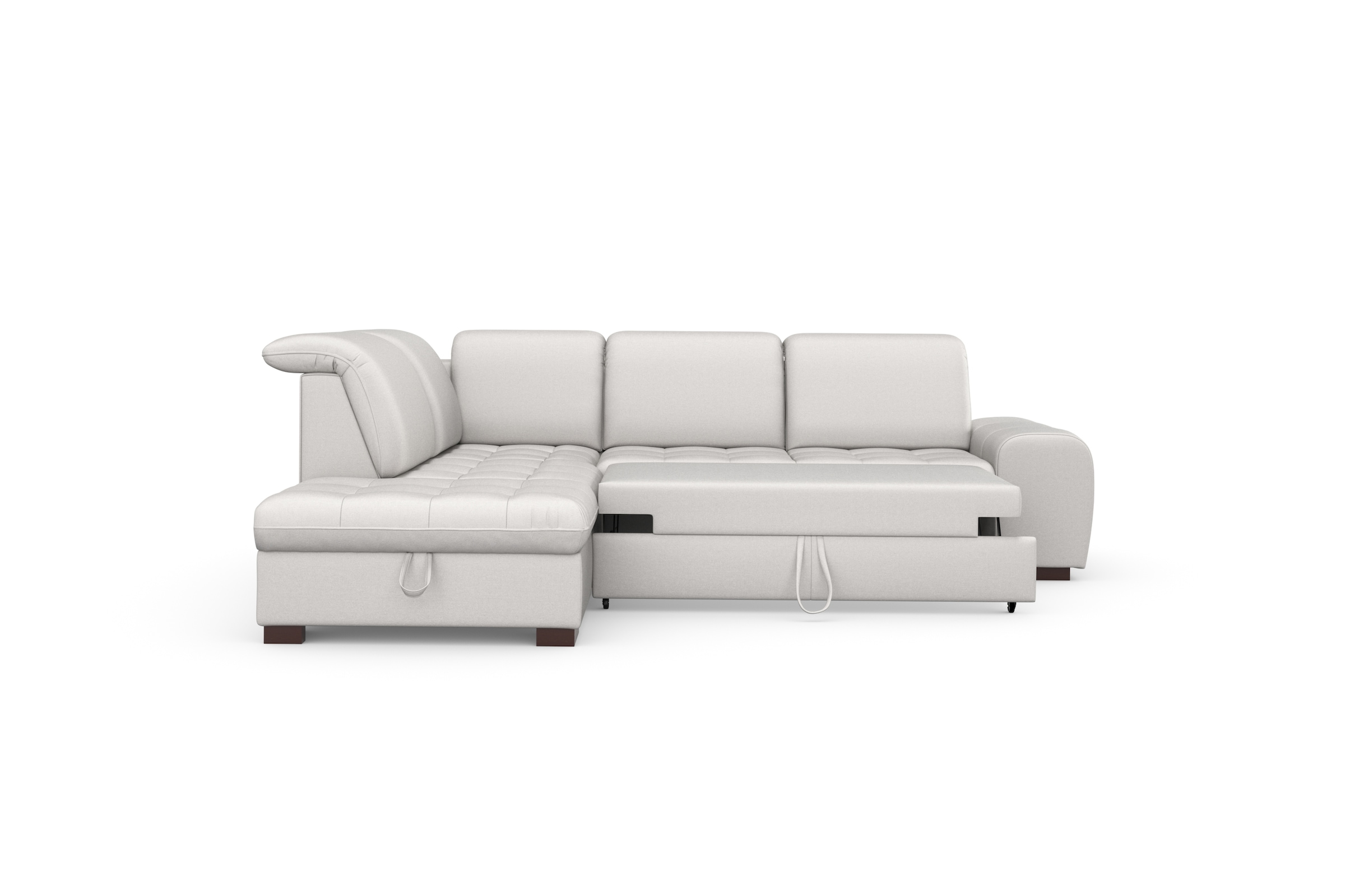 sit&more Ecksofa »Luxor L-Form«, wahlweise mit Bettfunktion, Stauraum und Kopfteilverstellung