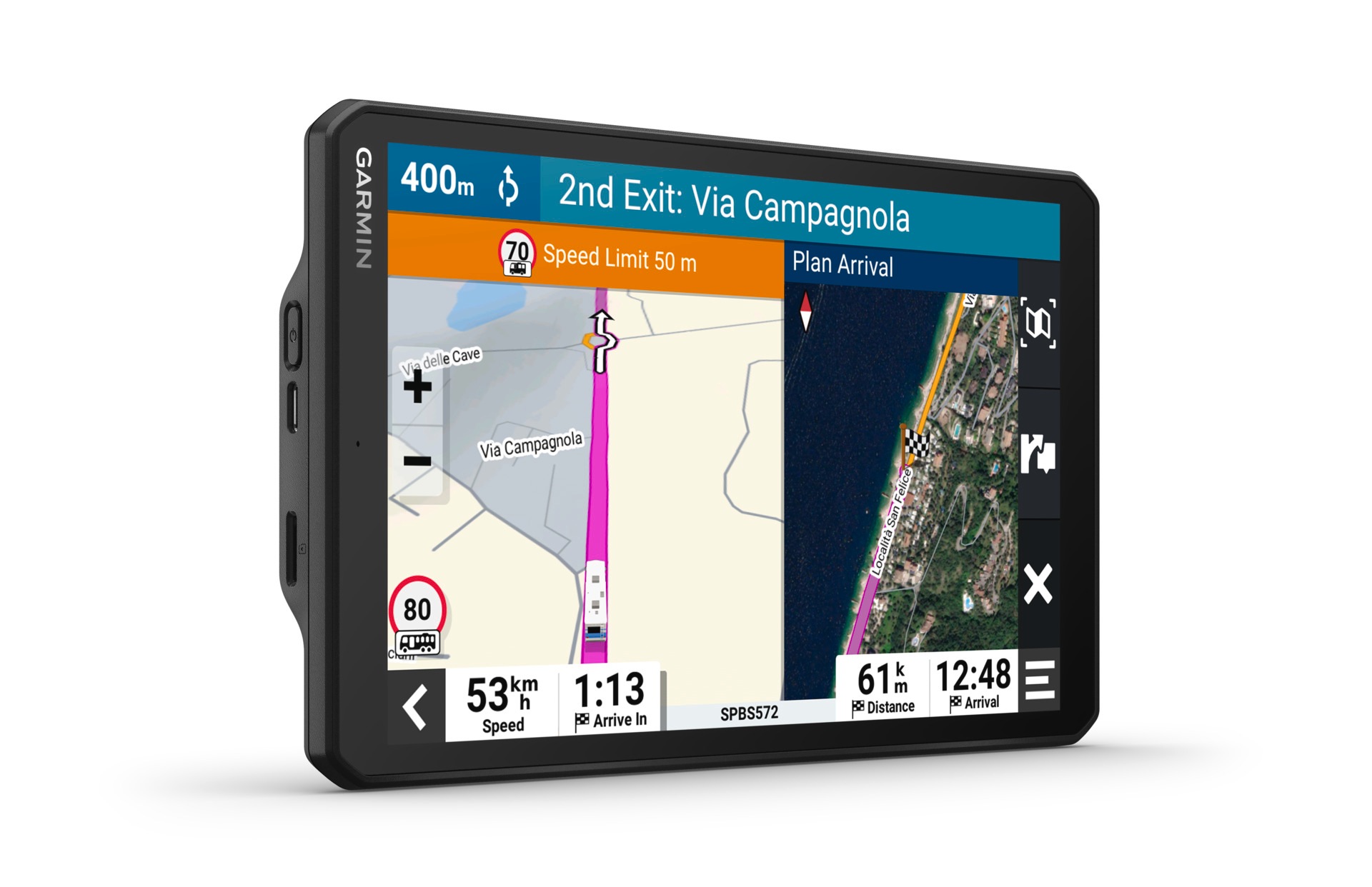 Garmin Navigationsgerät »Camper 895 EU«, (Europa (45 Länder) Karten-Updates), Bluetooth