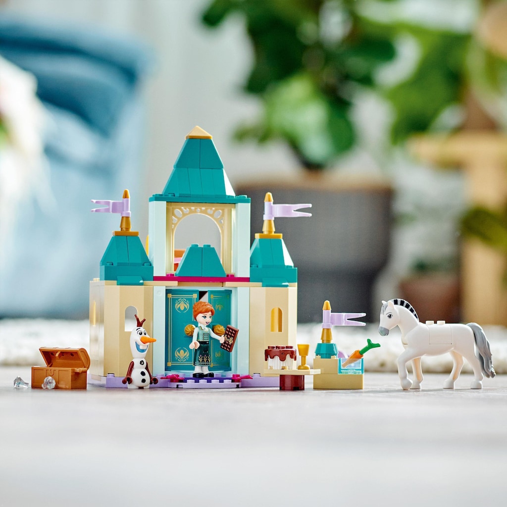 LEGO® Konstruktionsspielsteine »Annas und Olafs Spielspaß im Schloss (43204), LEGO® Disney Princess«, (108 St.)