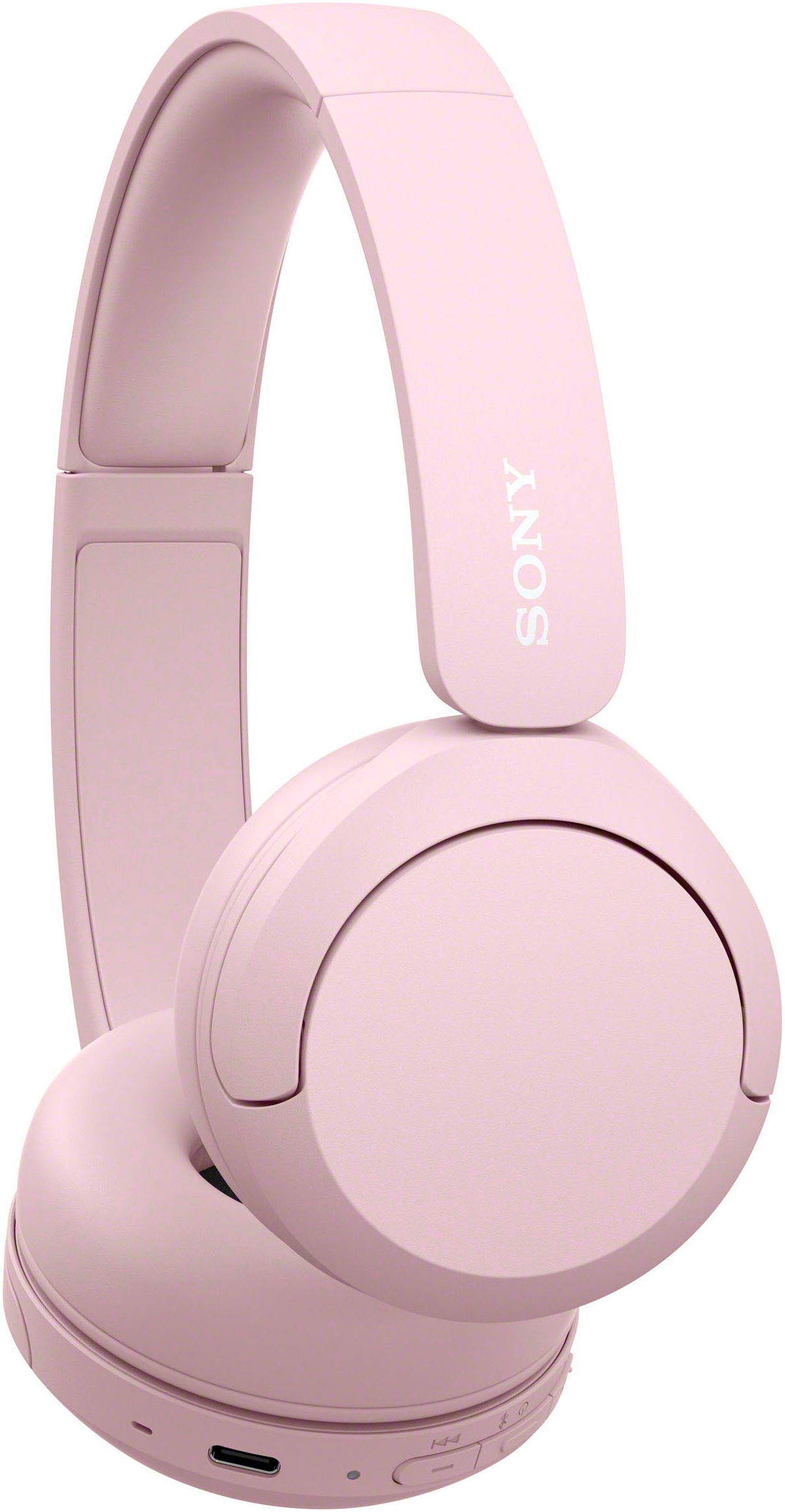 Sony Bluetooth-Kopfhörer »WHCH520«, Bluetooth, Noise-Cancelling-Active Noise Cancelling (ANC)-Freisprechfunktion-Rauschunterdrückung-Sprachsteuerung-kompatibel mit Siri, 200 Std. Max. Akkulaufzeit (Standby)