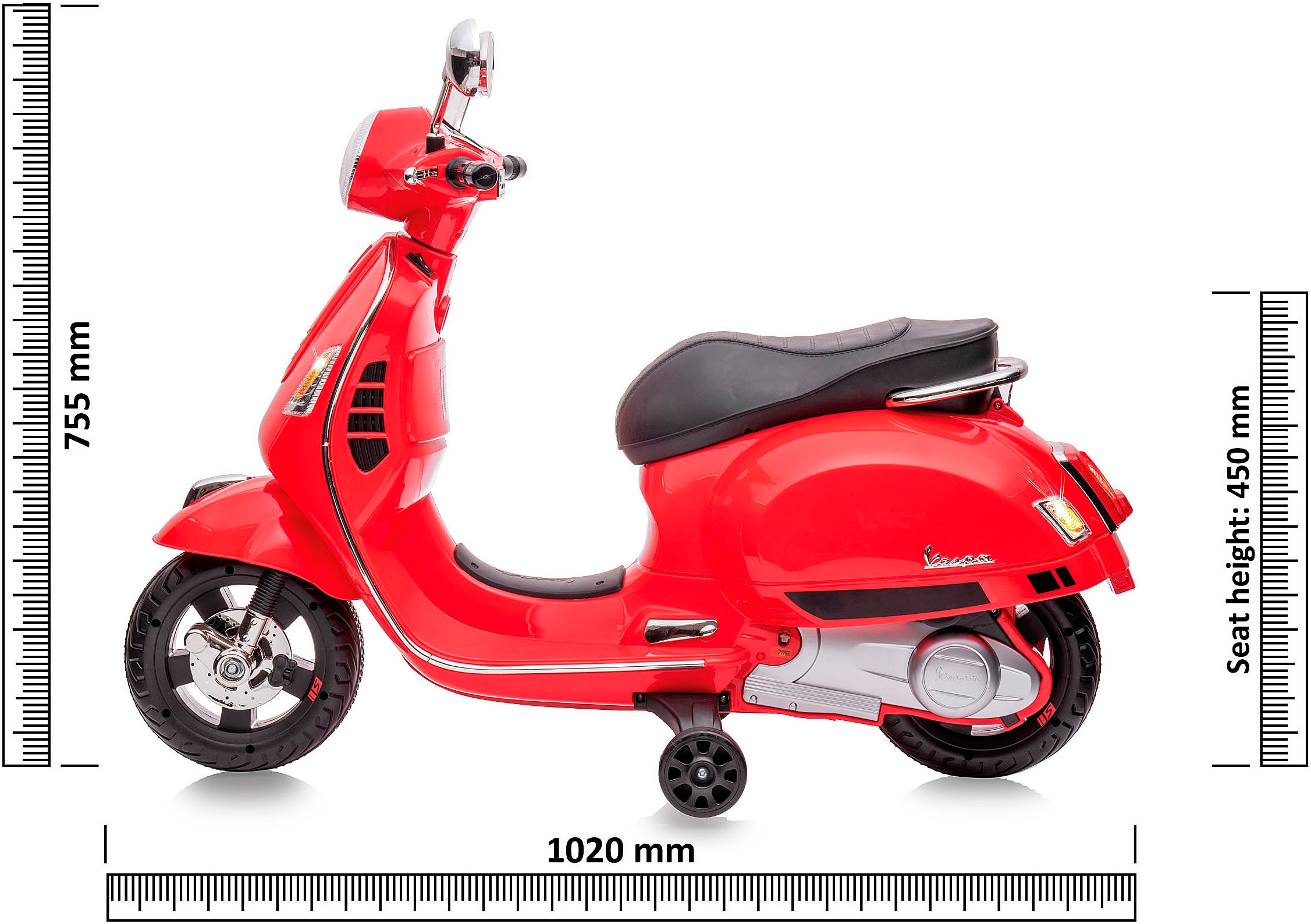 Jamara Elektro-Kinderroller »Ride-on Vespa GTS 125,  Li-Power 12.6« ab 3 Jahren bis 30 kg mit Licht- und Soundeffekten