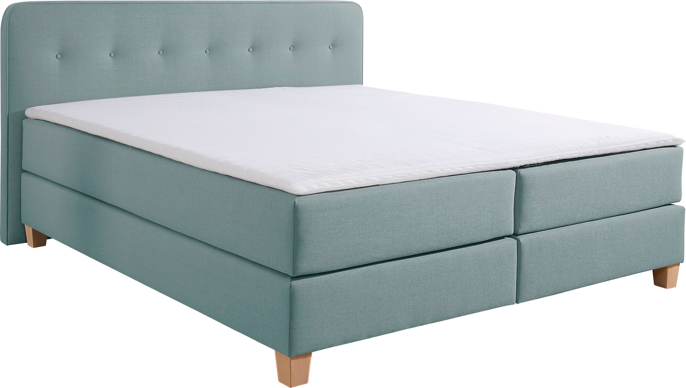 Home affaire Boxspringbett "Fargo", in Überlänge 220 cm, mit Topper, 3 Ausf günstig online kaufen