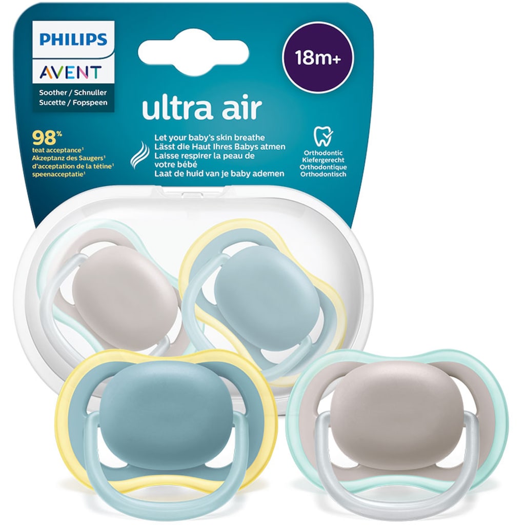 Philips AVENT Schnuller »SCF349/01«, (2 St.)