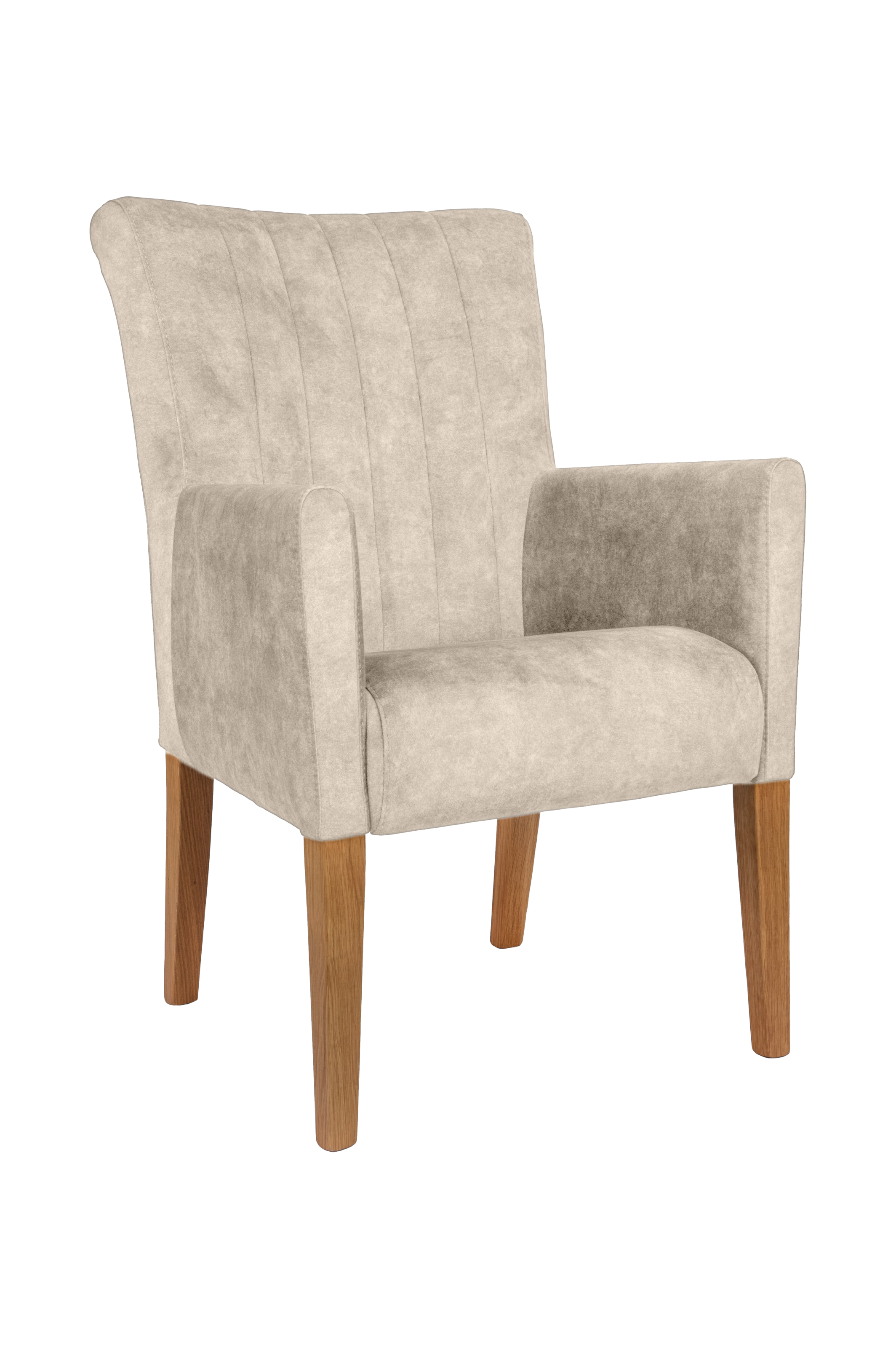 Home affaire Armlehnstuhl »King« () Esszimmerstuhl, Beingestell Massivholz günstig online kaufen