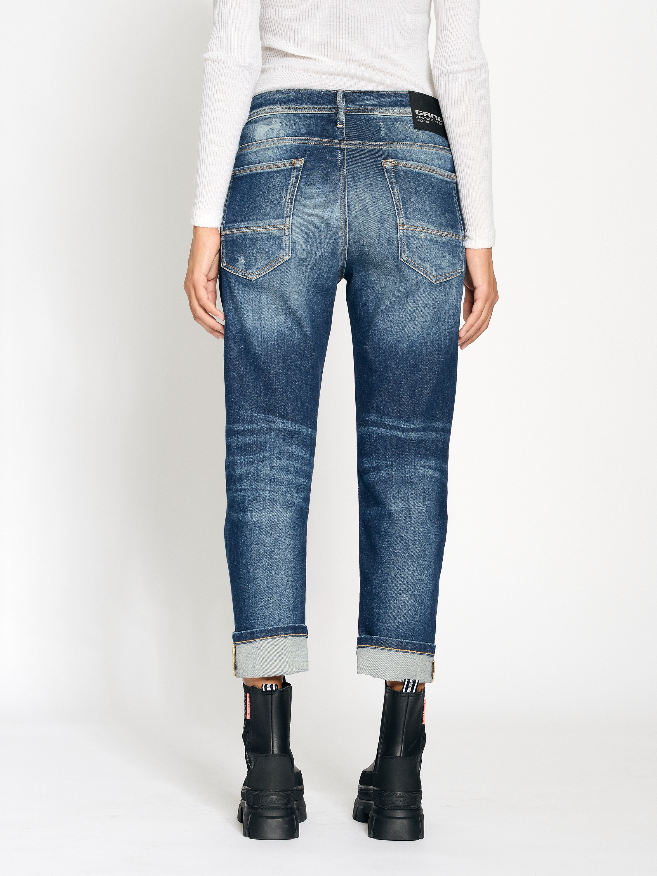 GANG Boyfriend-Jeans »GANG Jeans Boyfriend 94NICA CROPPED«