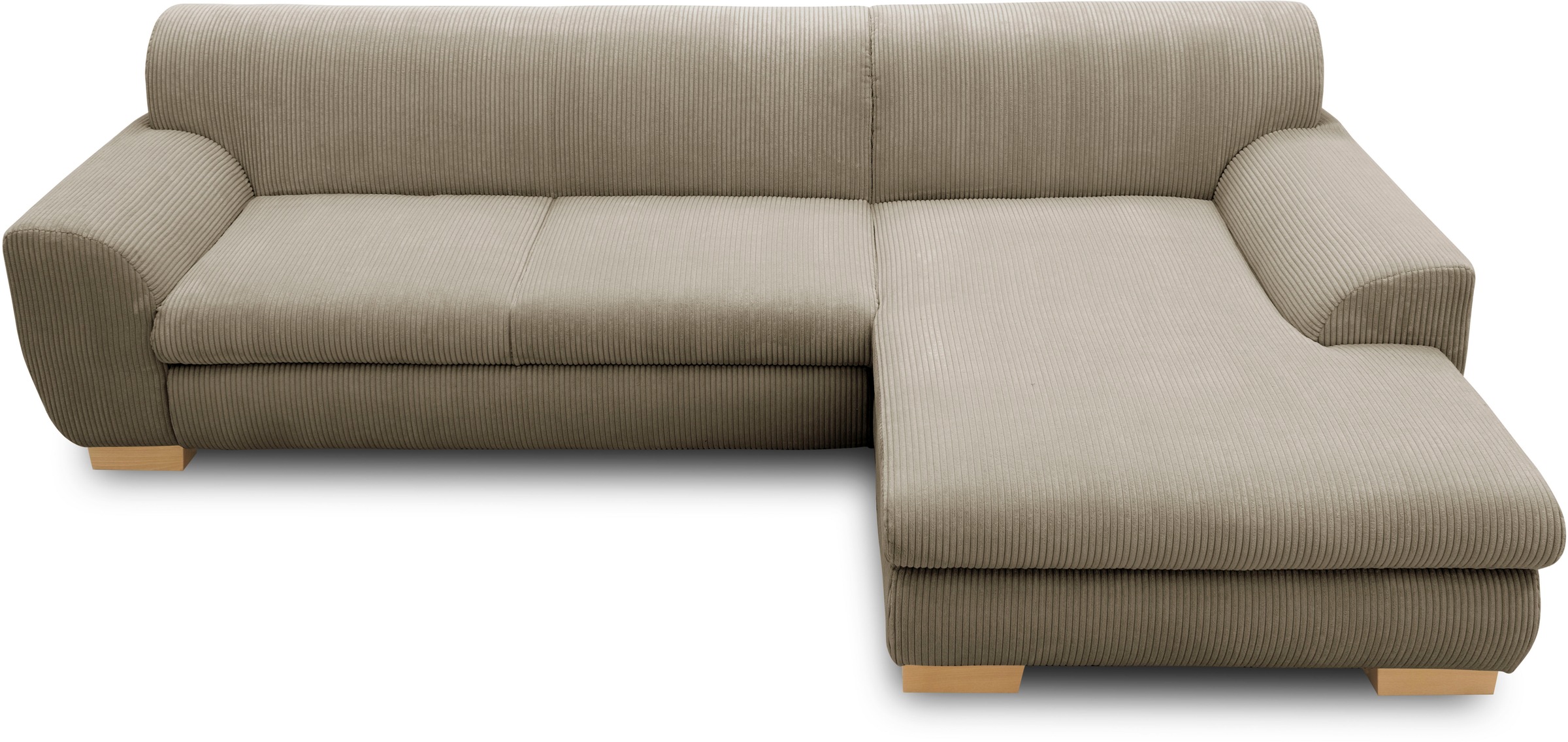 Home affaire Ecksofa »Nika L-Form«, wahlweise mit Bettfunktion, auch in Cord