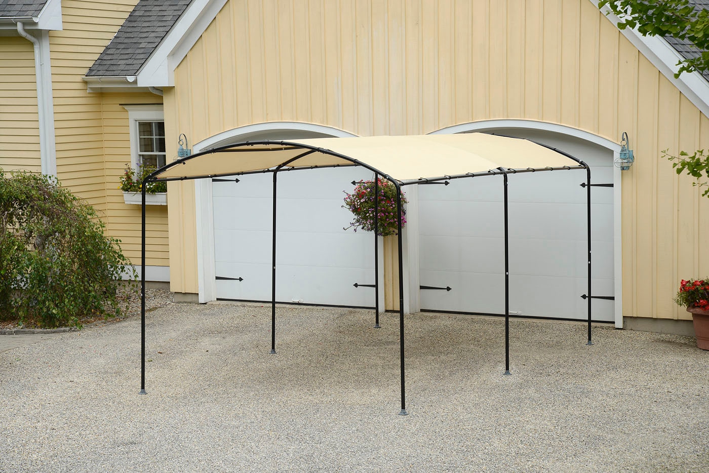 ShelterLogic Pavillon, Stahlgestell mit UV-beständiger Polyethylen-Plane