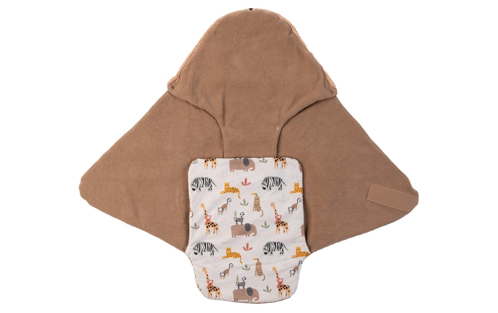 ULLENBOOM ® Babydecke »Waffelpiqué Sand Savanne«