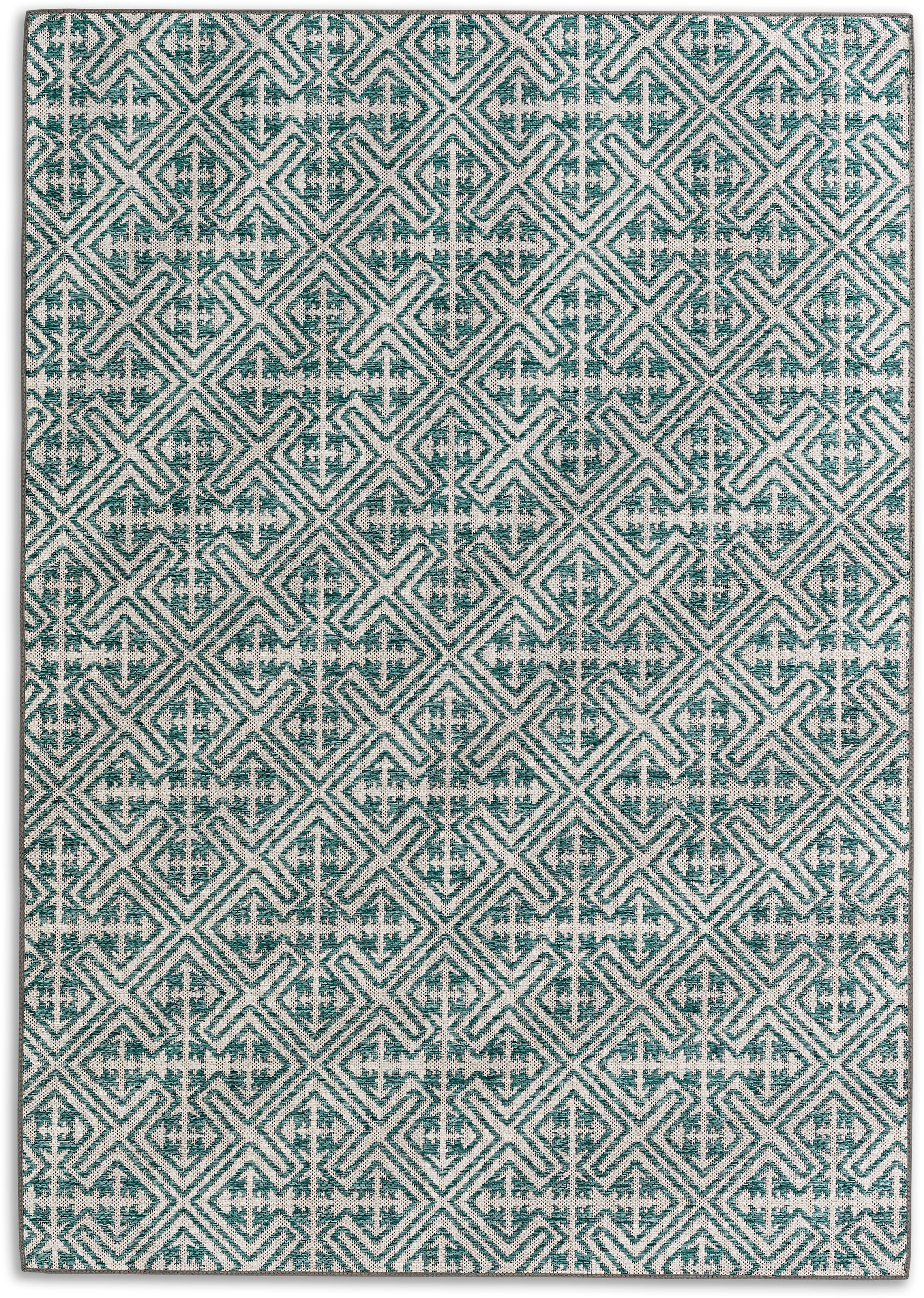 SCHÖNER WOHNEN-Kollektion Teppich »Parkland 6351 222«, rechteckig, 5 mm Höhe, In- und Outdoor geeignet, eleganter Flachflorteppich