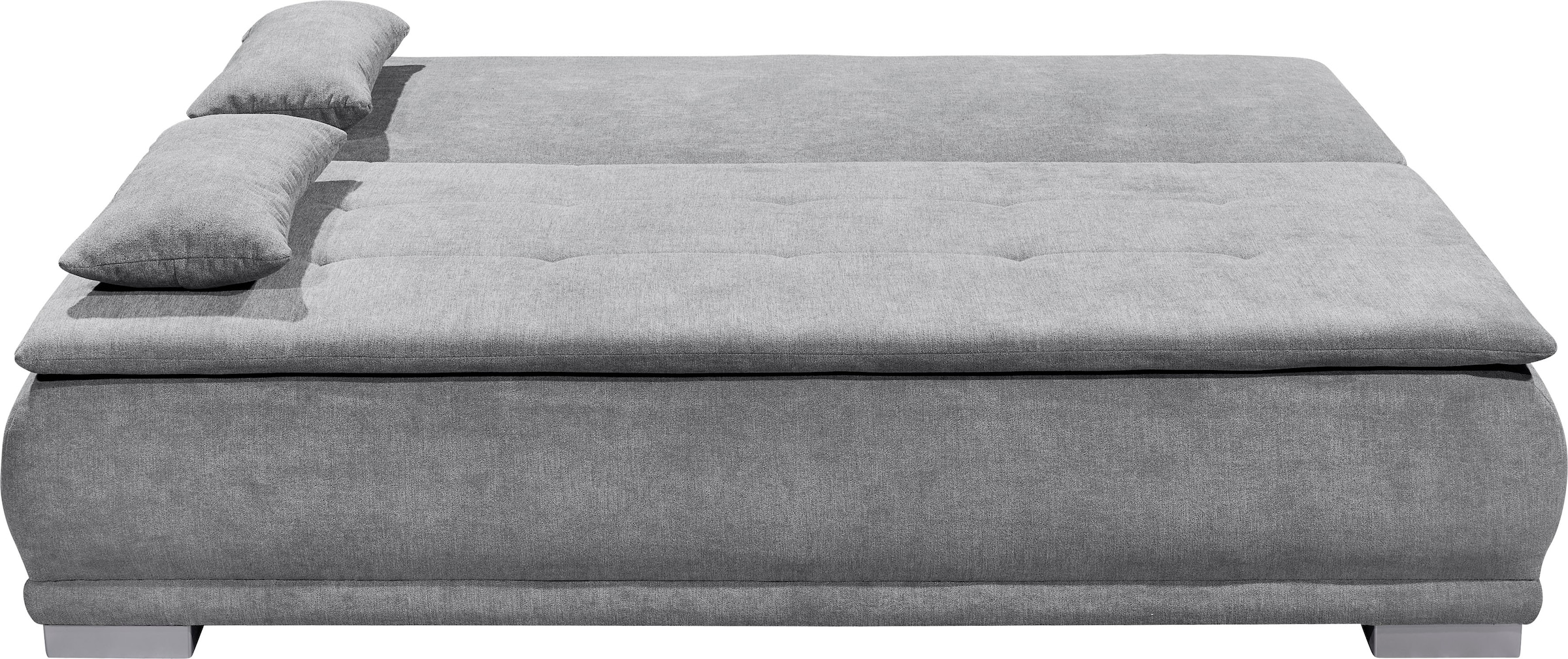 ED EXCITING DESIGN Schlafsofa »Luigi«, mit Bettkasten & 2 Armlehnenkissen