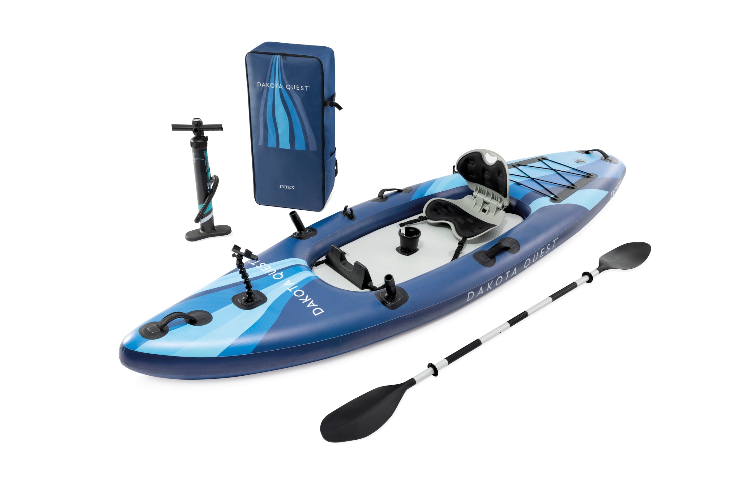 Intex Einerkajak "Dakota Quest Aufsitzkajak", blau