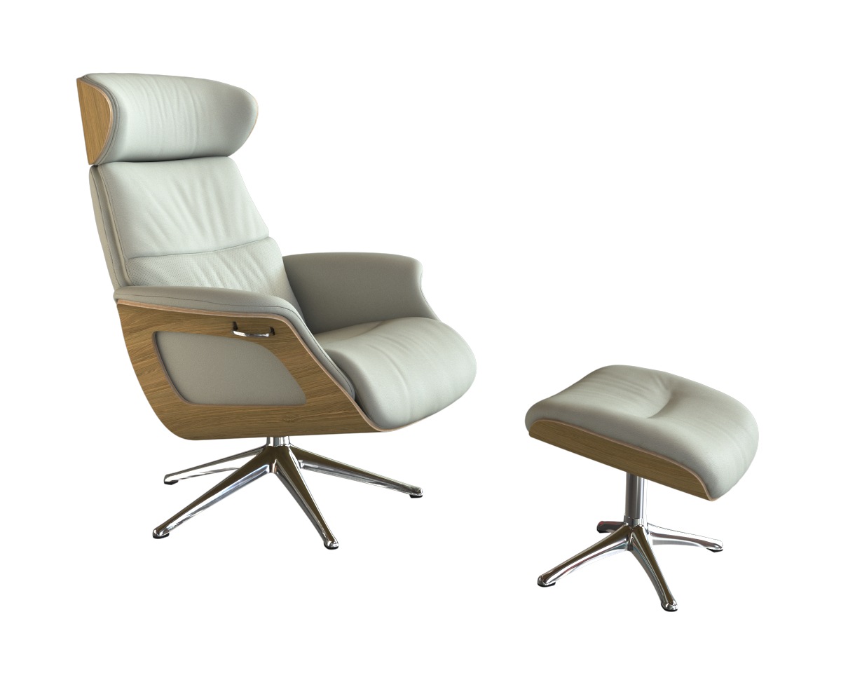 FLEXLUX Relaxsessel »Clement Rücken u. Kopfverstellung, ergonomisch, Aircha günstig online kaufen