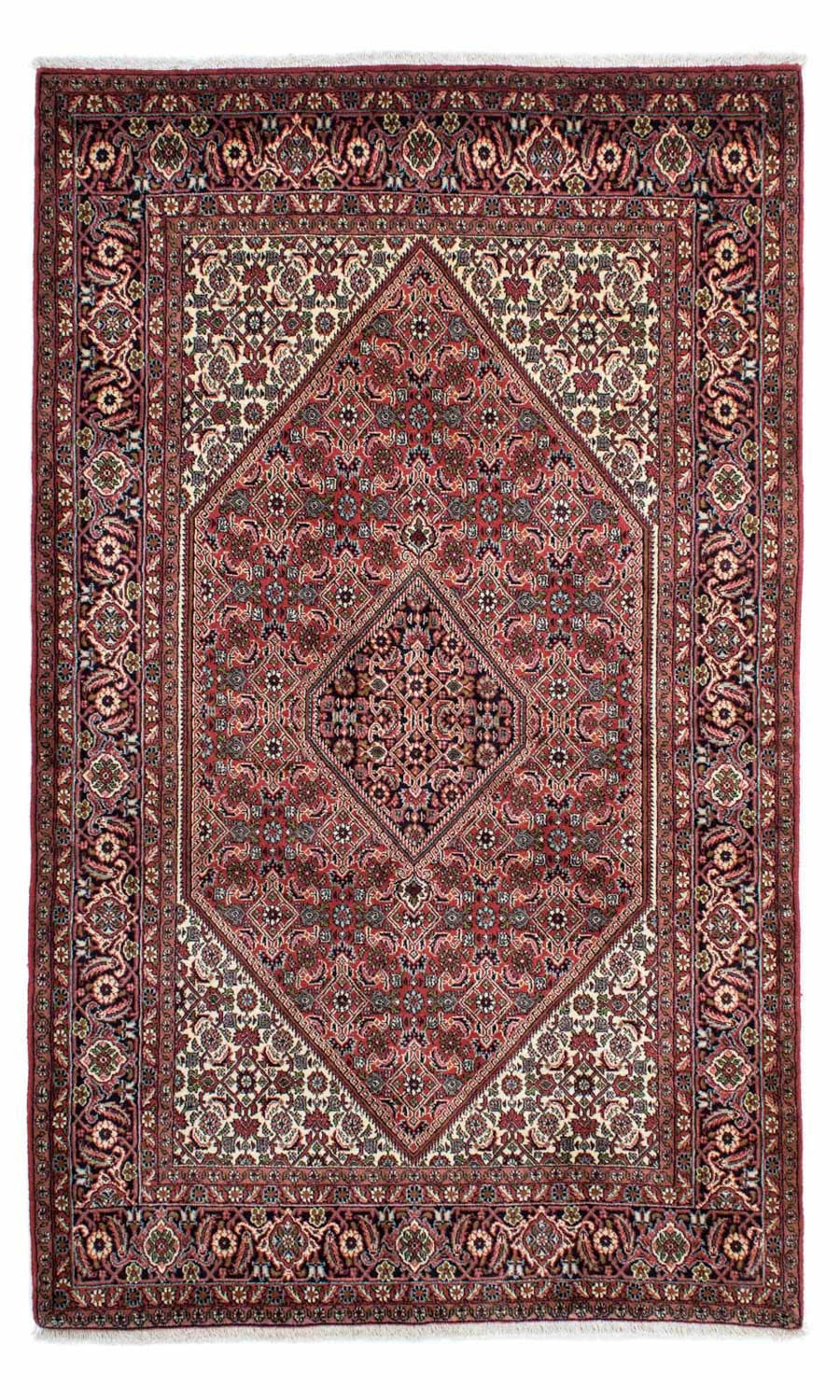 morgenland Wollteppich »Bidjar - Zanjan Medaillon Blu scuro 222 x 136 cm«, günstig online kaufen