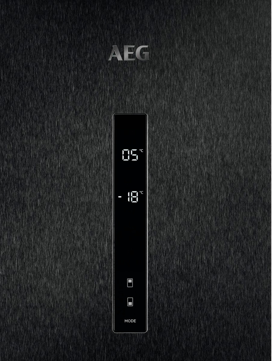 AEG Kühl-/Gefrierkombination »RCB732E5«, RCB732E5MB, 186 cm hoch, 59,5 cm breit