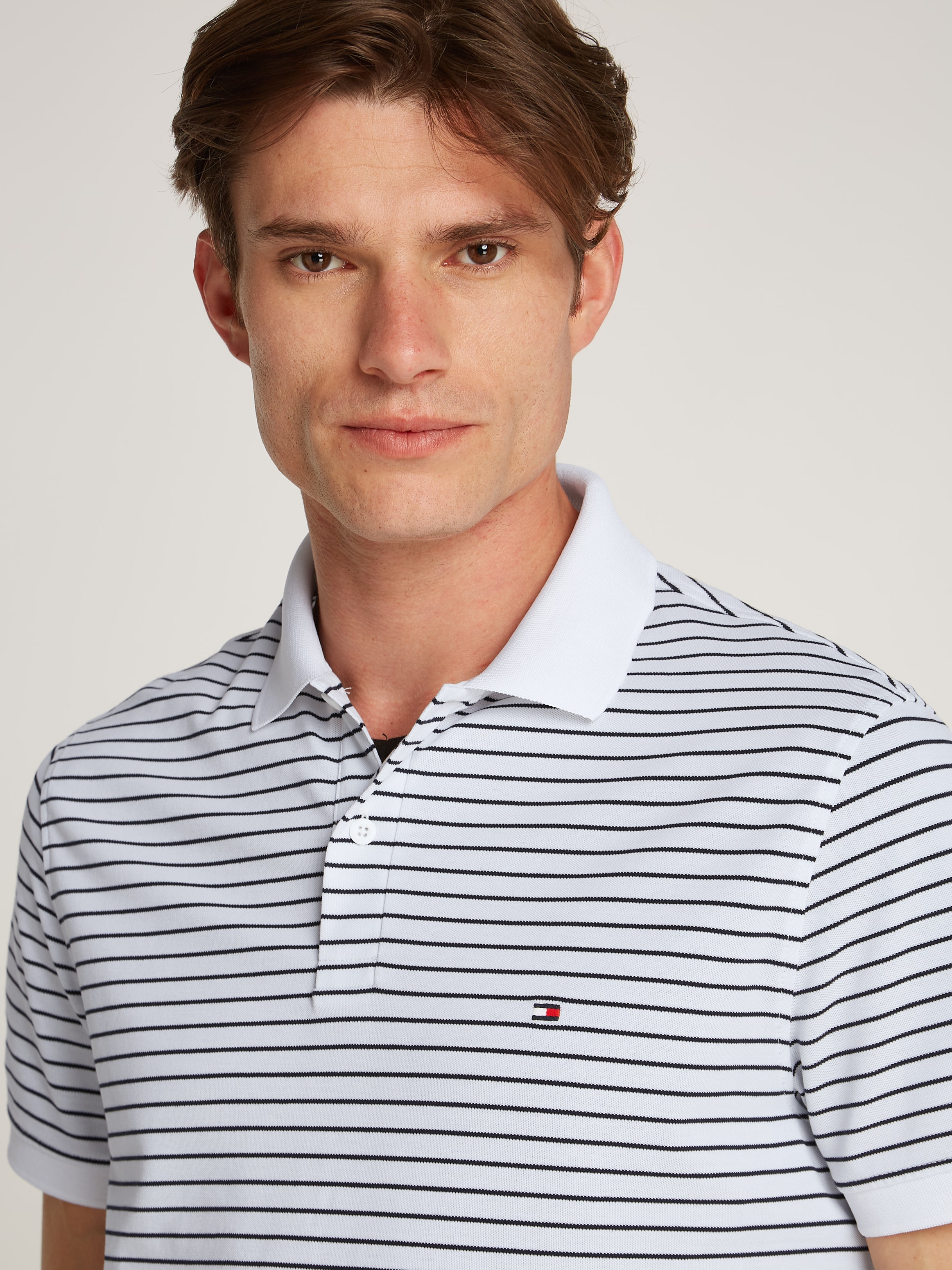Tommy Hilfiger Poloshirt »PERFORMANCE PIQUE REG POLO«, mit Streifenmuster