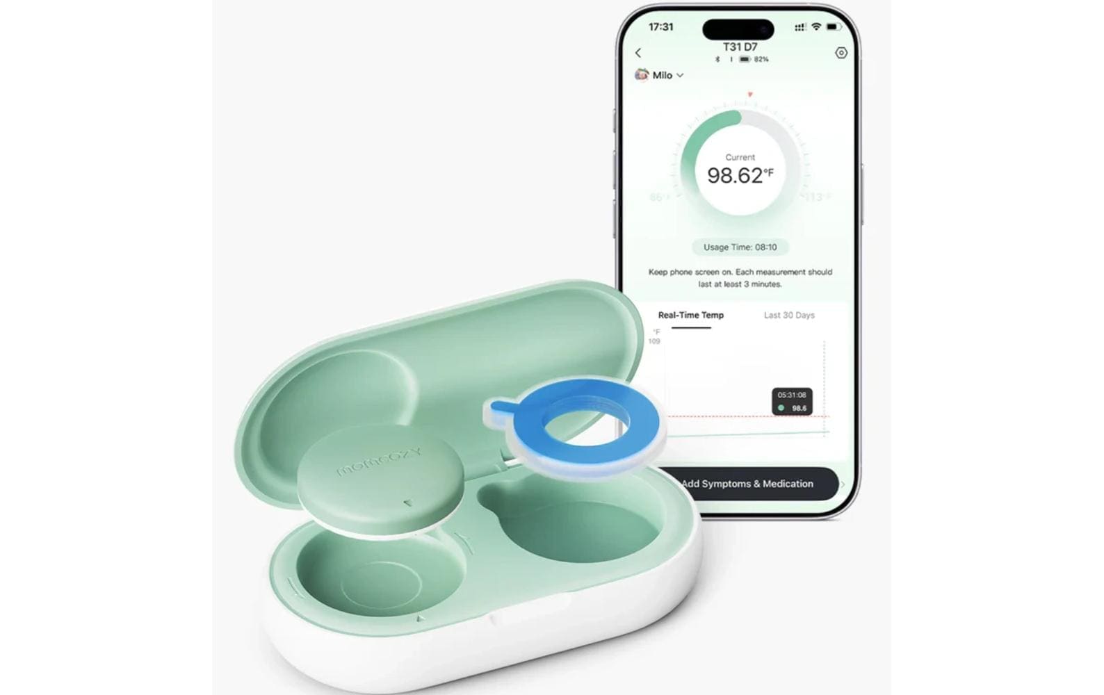 Momcozy Fieberthermometer »Smartes Babythermometer für die Achselhöhle«