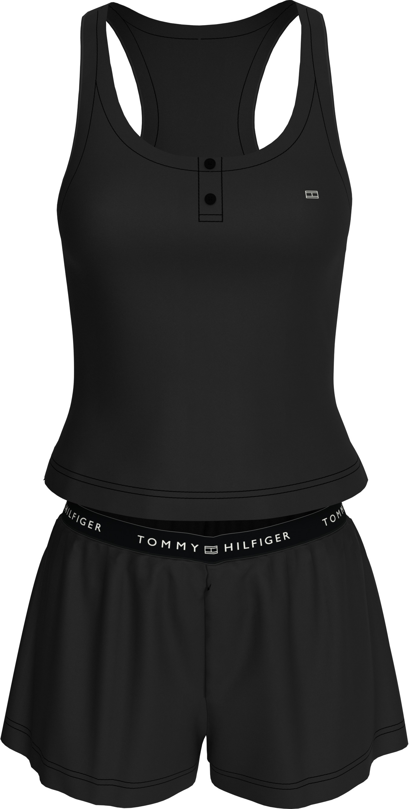 Tommy Hilfiger Underwear Shorty »MODAL TANK SHORT SET«, (Set, 2 tlg., 2tlg), mit Logo
