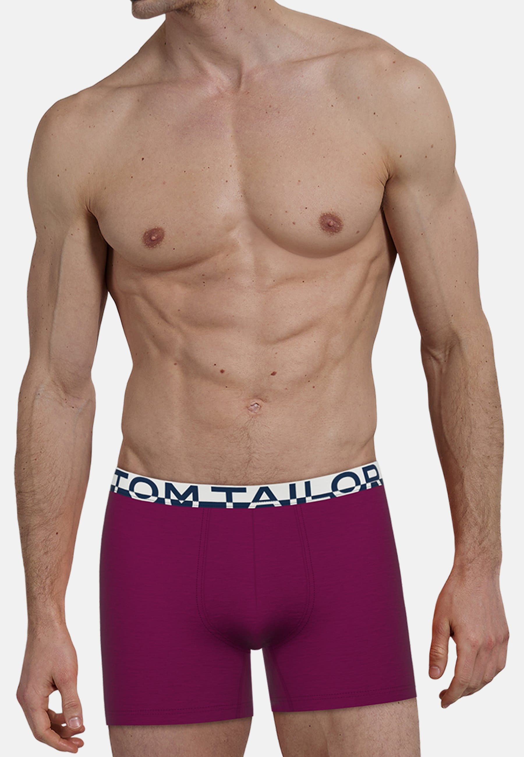 TOM TAILOR Boxershorts »Kentucky«, (2er-Pack), mit Logobund
