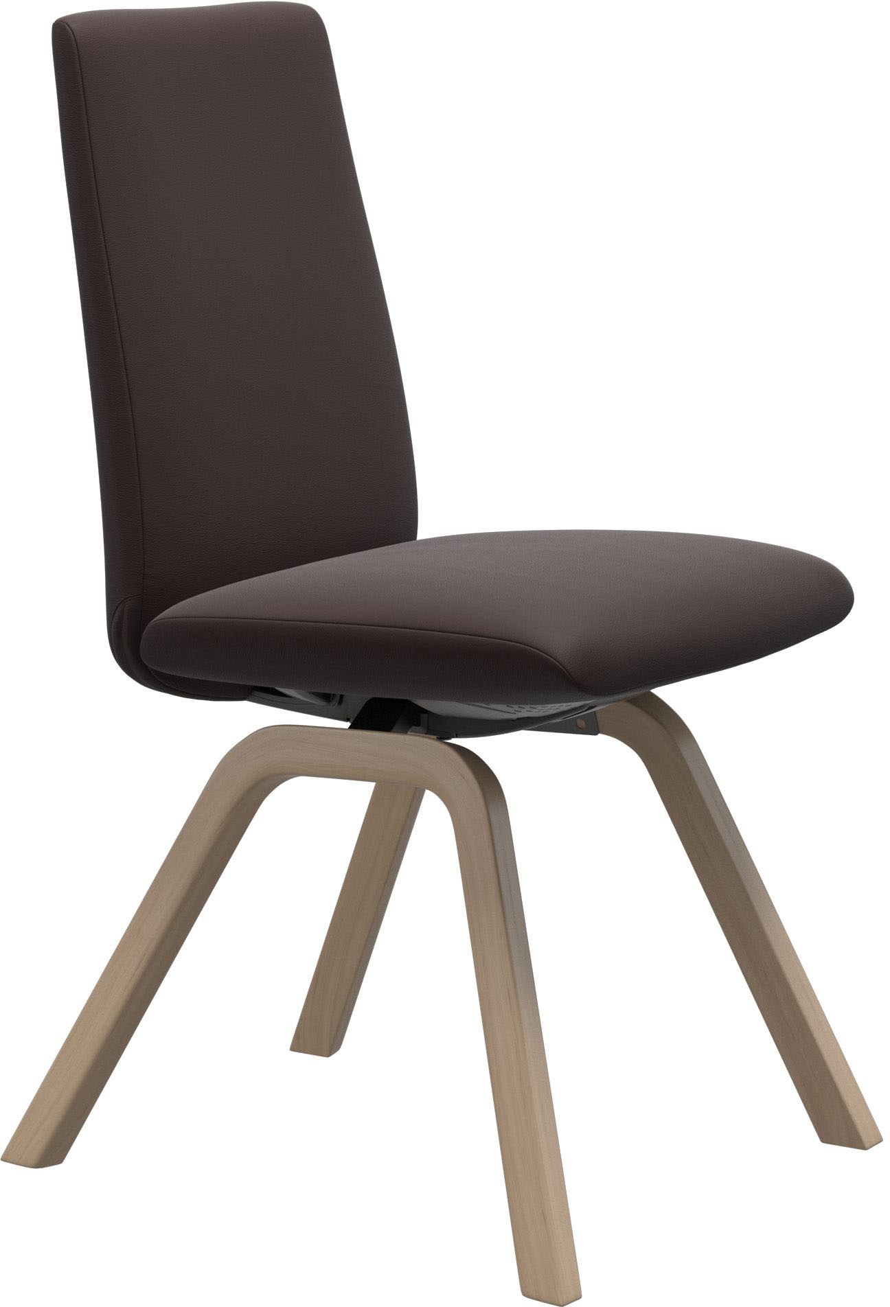 Stressless® Polsterstuhl »Laurel«, Leder PALOMA, Low Back, Größe M, mit schräggestellten Beinen in Eiche natur