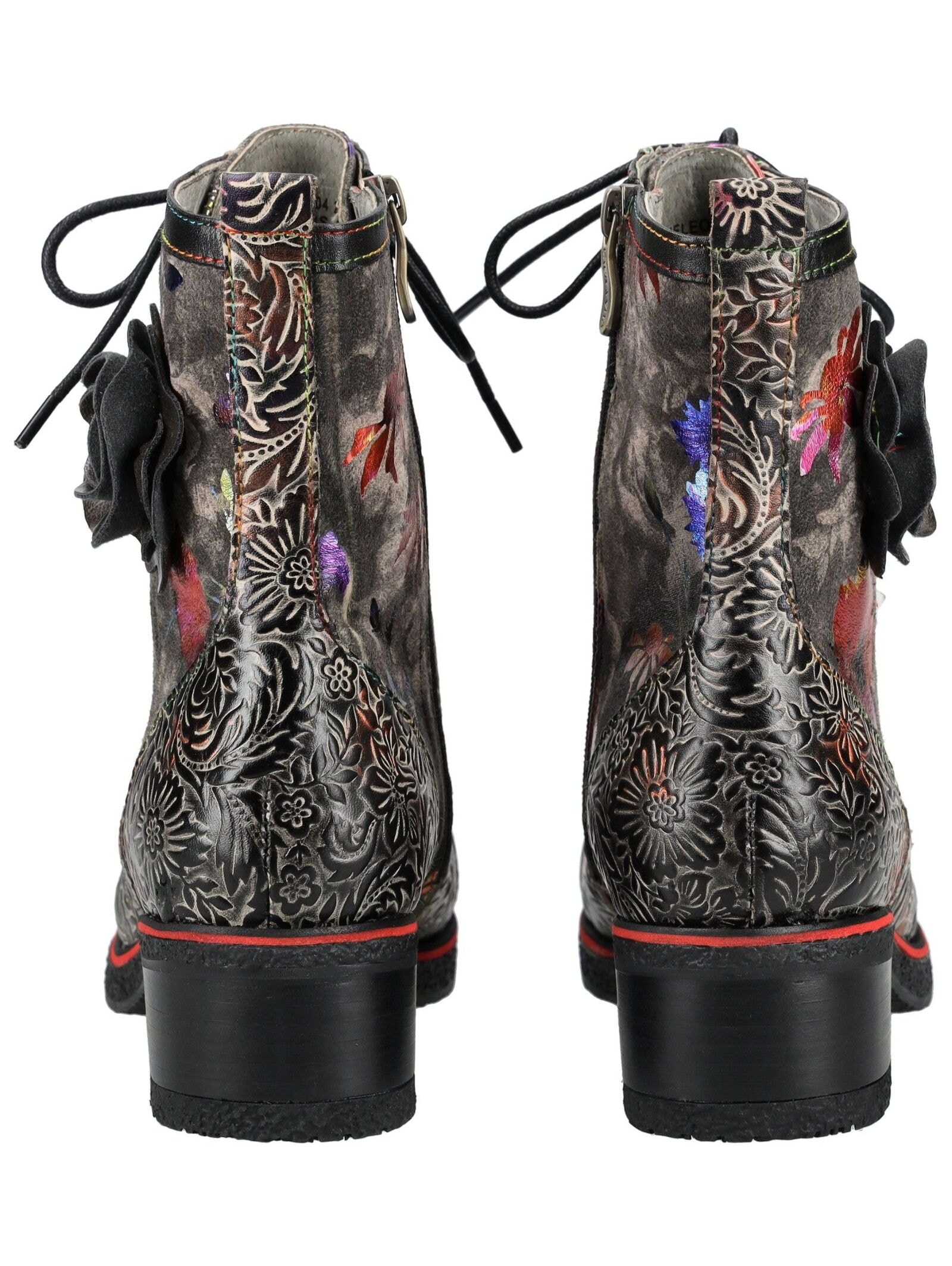 LAURA VITA Schnürstiefelette »LAURA VITA Stiefelette Leder/Textil«
