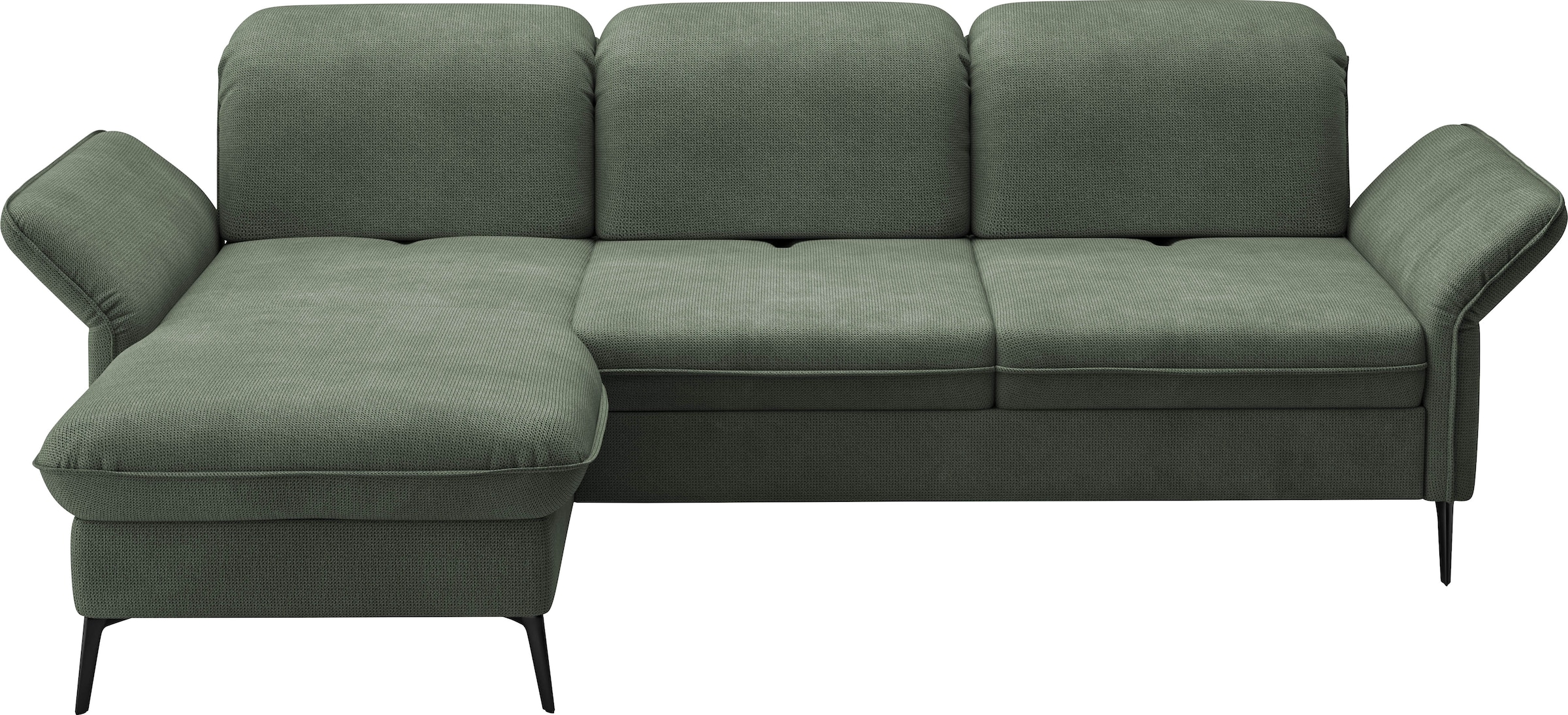 sit&more Ecksofa »Emely«, mit Sitztiefenverstellung optional mit Bettfunktion und Bettkasten