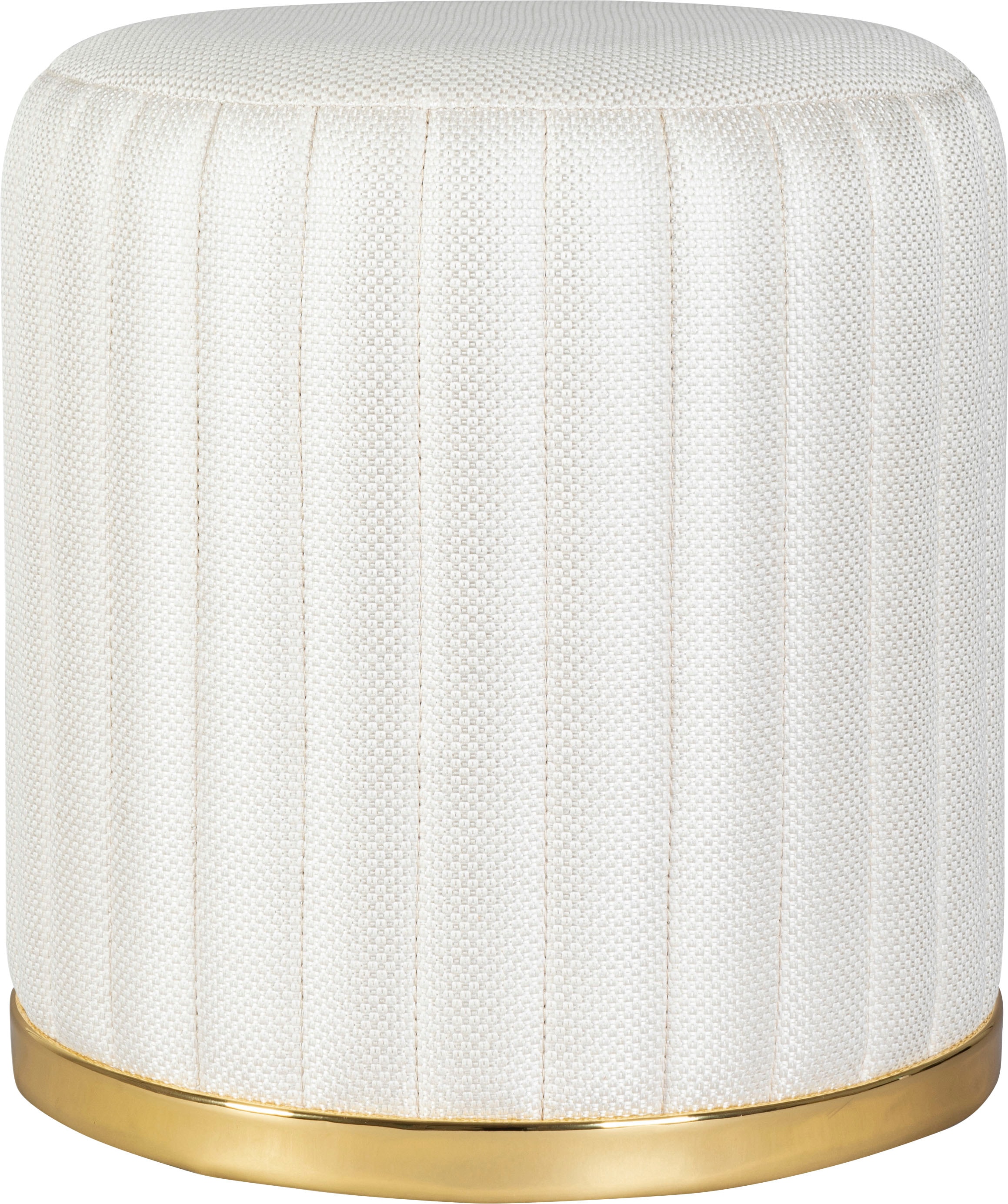 Kayoom Sitzhocker »Hocker Doric, trendiger Look, ästhetische Farbgebung, schöne Steppung«, (1 St.), komfortabel, hochqualitativ, pflegeleicht, liebevolle Verarbeitung