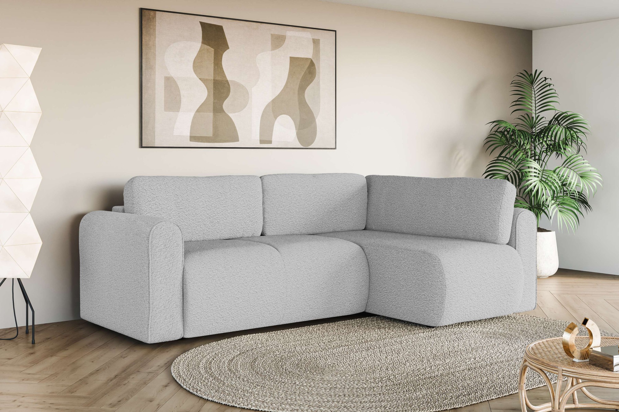 INOSIGN Ecksofa »Zacharia wahlweise Schlafsofa mit Bettkasten, B/T/H 250/16 günstig online kaufen
