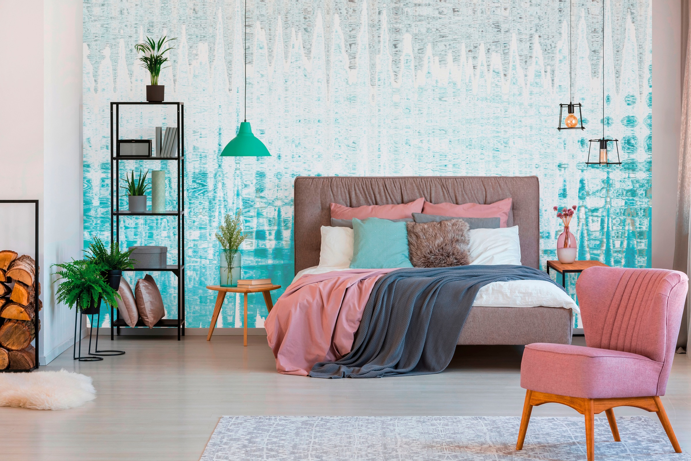 Architects Paper Fototapete »Atelier 47 Vibes Artwork 1« Farbverlauf glatt günstig online kaufen