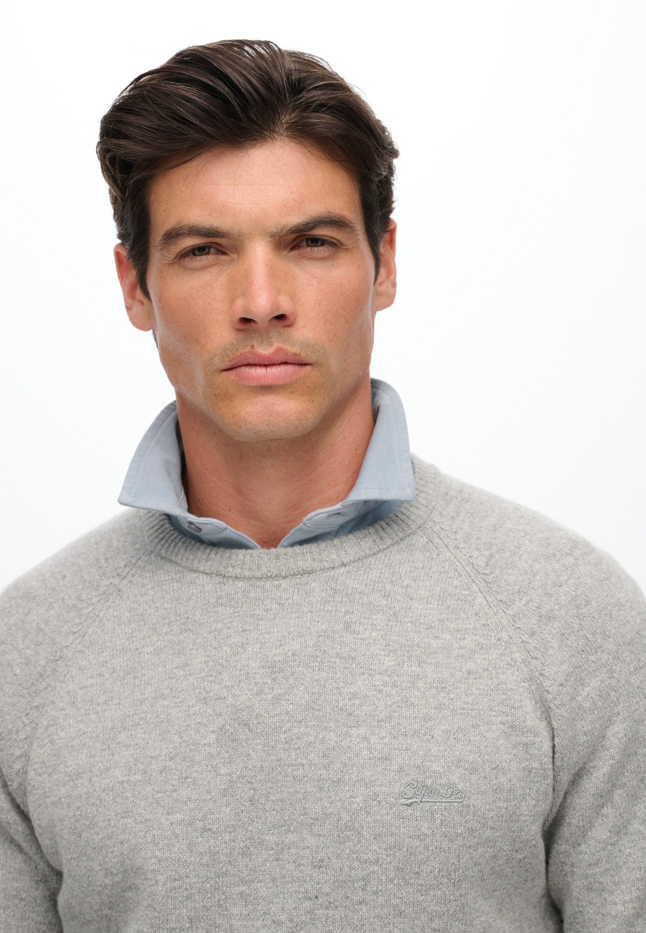 Superdry Strickpullover »WOOL BLEND JUMPER«