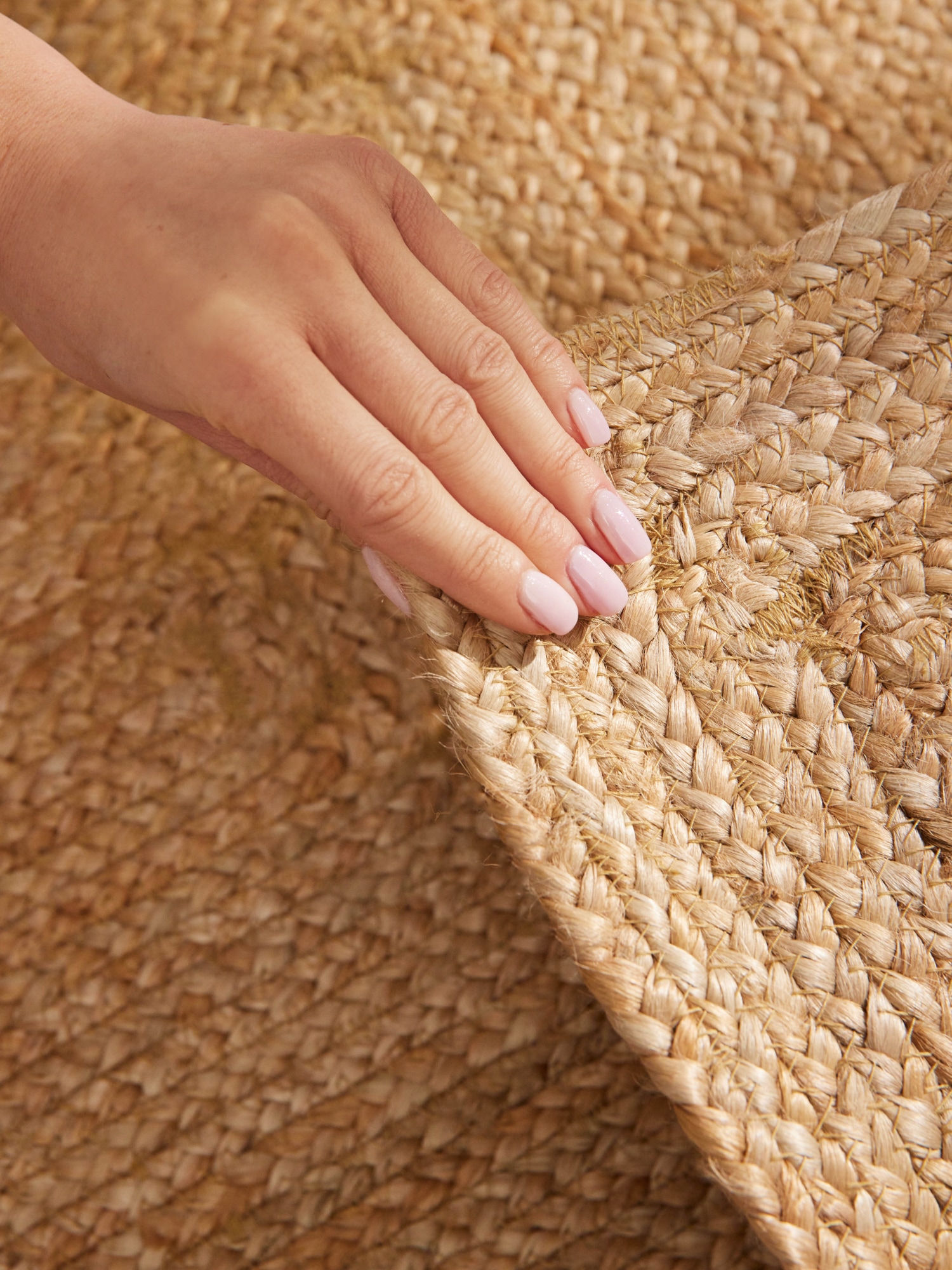 HANSE Home Teppich »Sharmila Juteteppich«, rechteckig, 9 mm Höhe, 100 % Jutefaser, Natur, Wohnzimmer, Esszimmer, Flur, Boho, Skandi